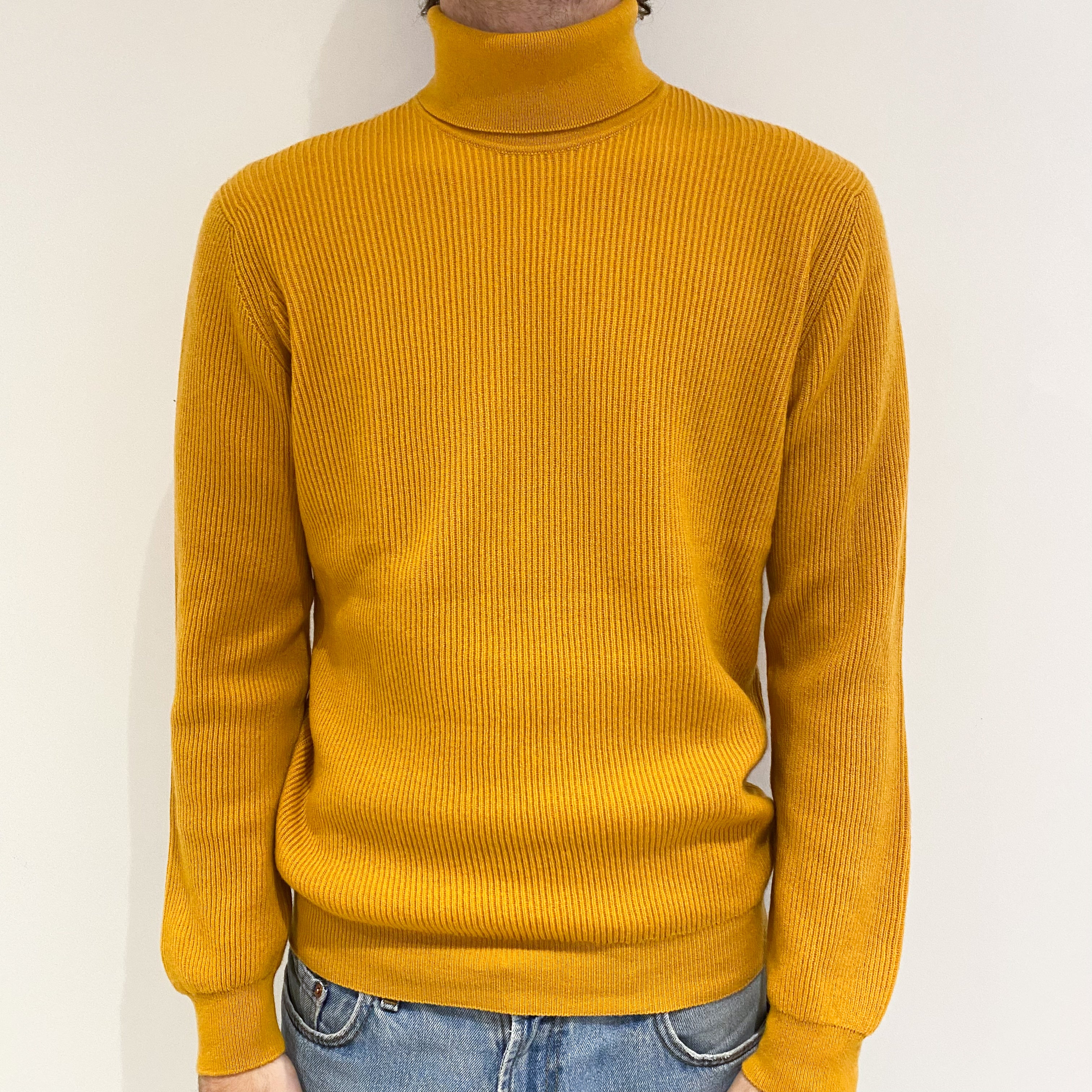 Mustard polo neck clearance mens