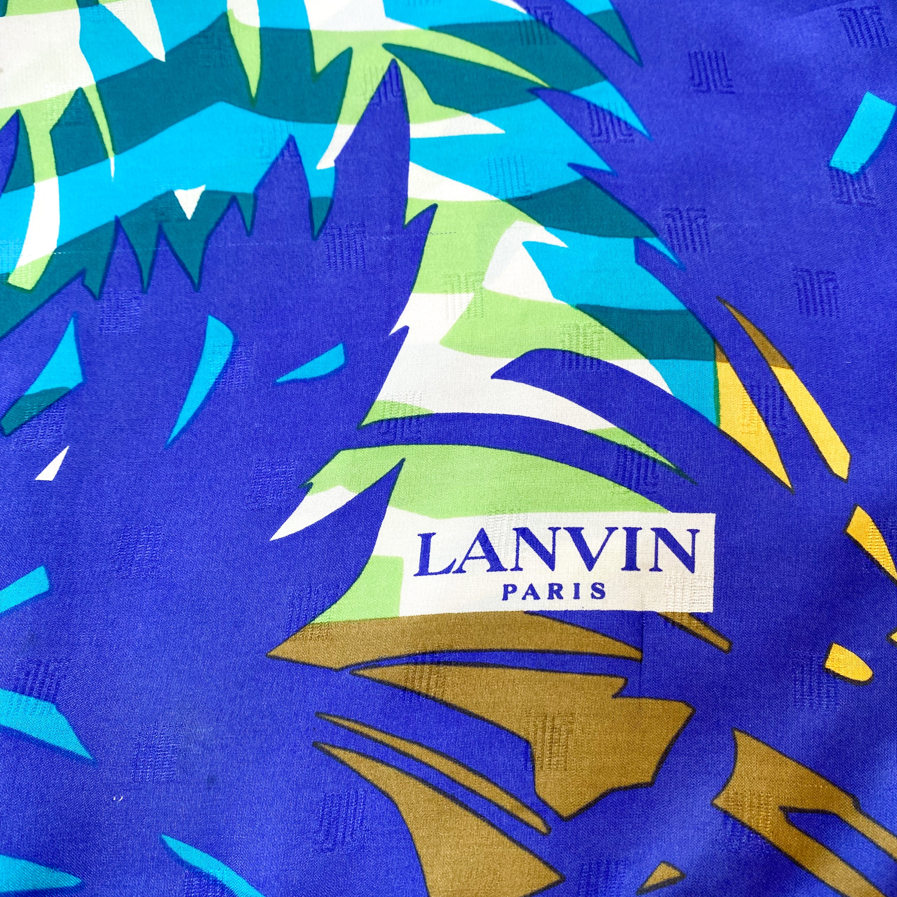 Botanical Lanvin Silk Scarf