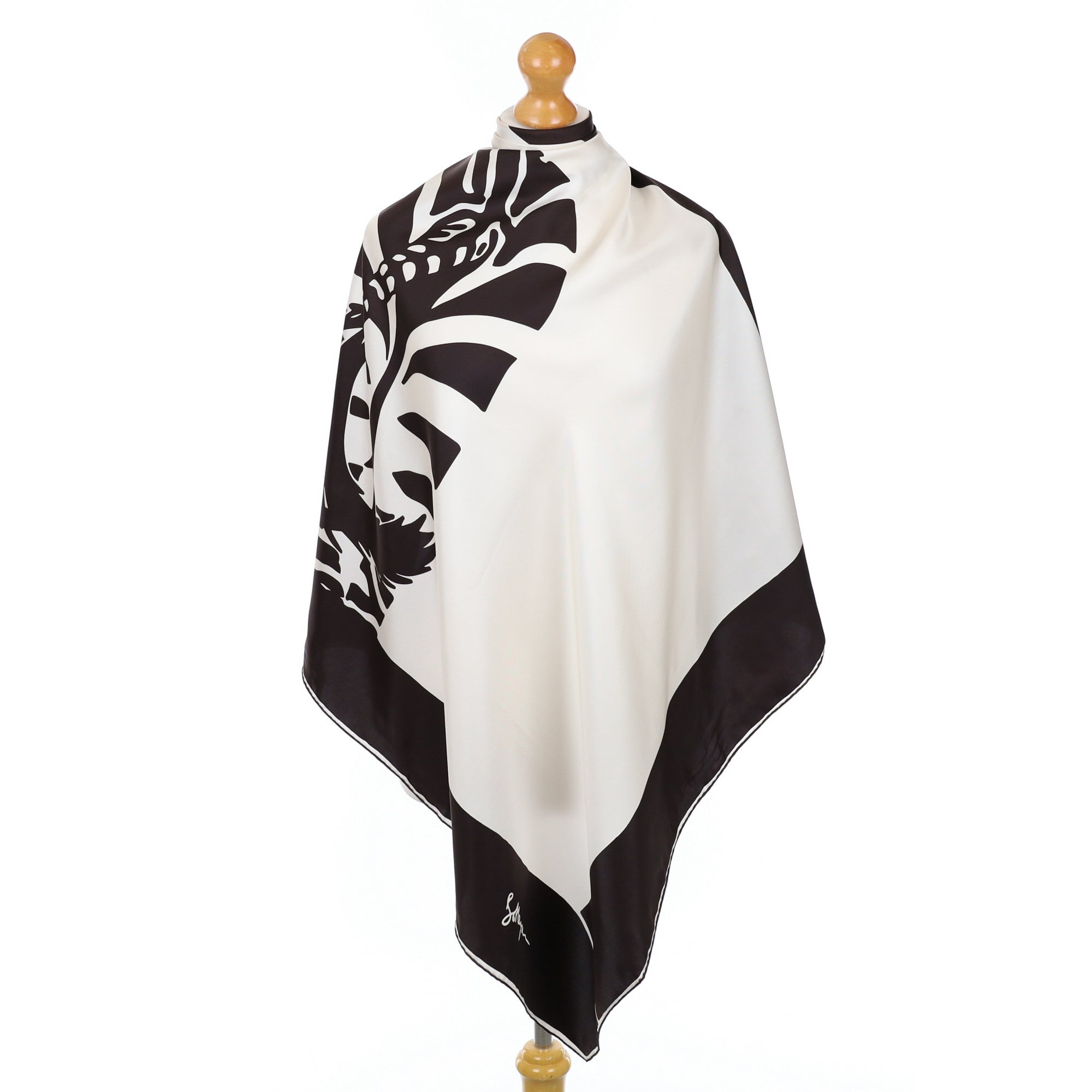 Brand New Bottega Veneta Zebra Silk Scarf