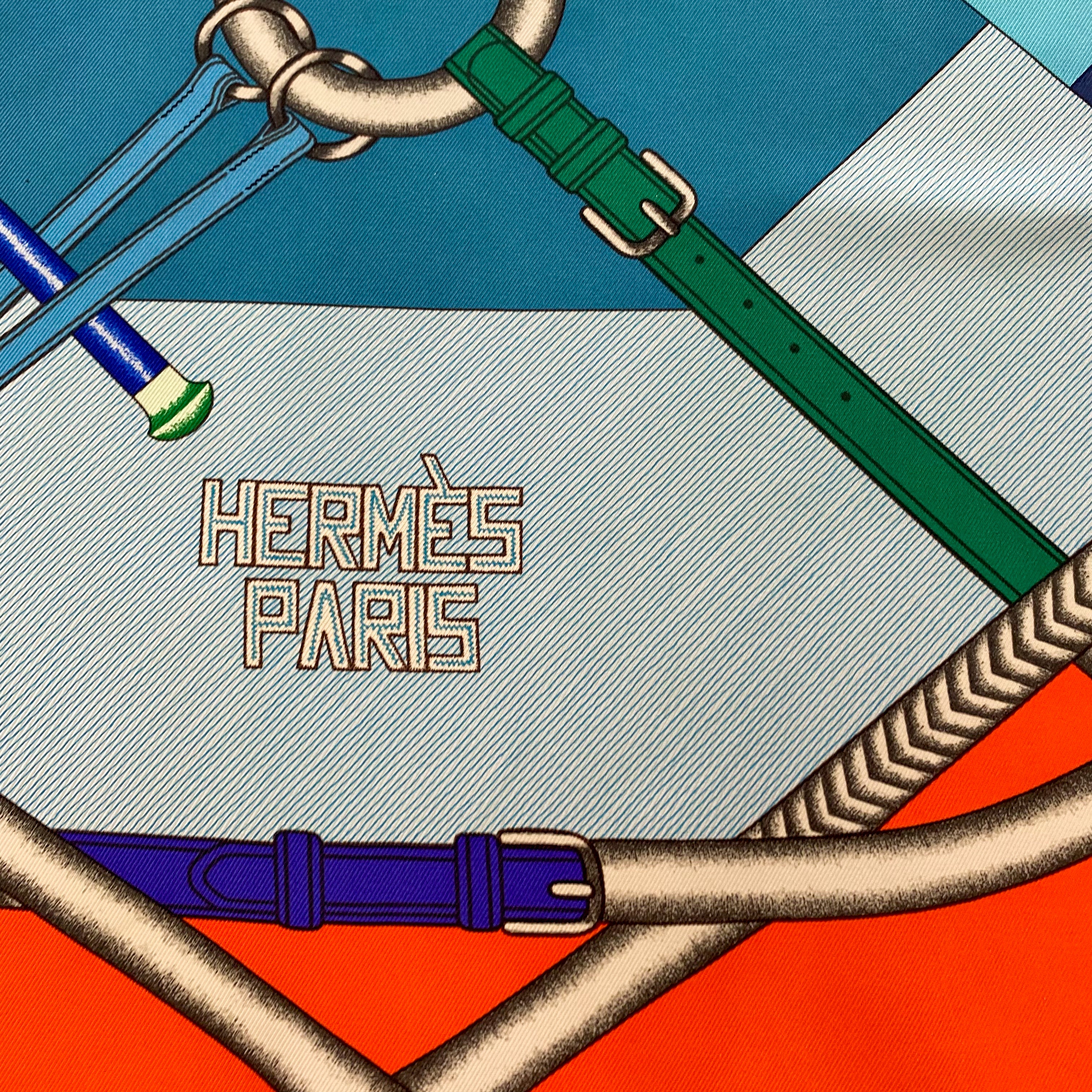 Hermès Parcours Sans Faute 2016 Silk Scarf