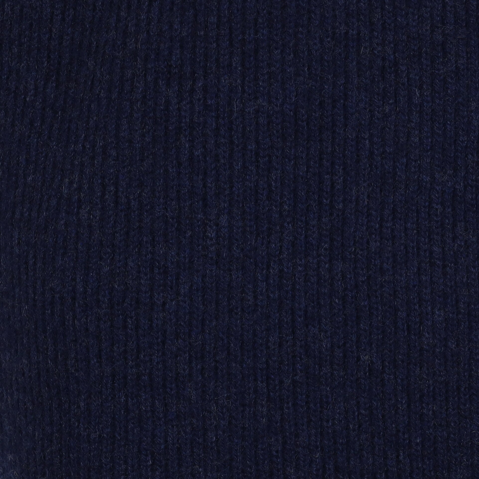 Brand New Scottish Navy Blue Rib Cashmere Scarf