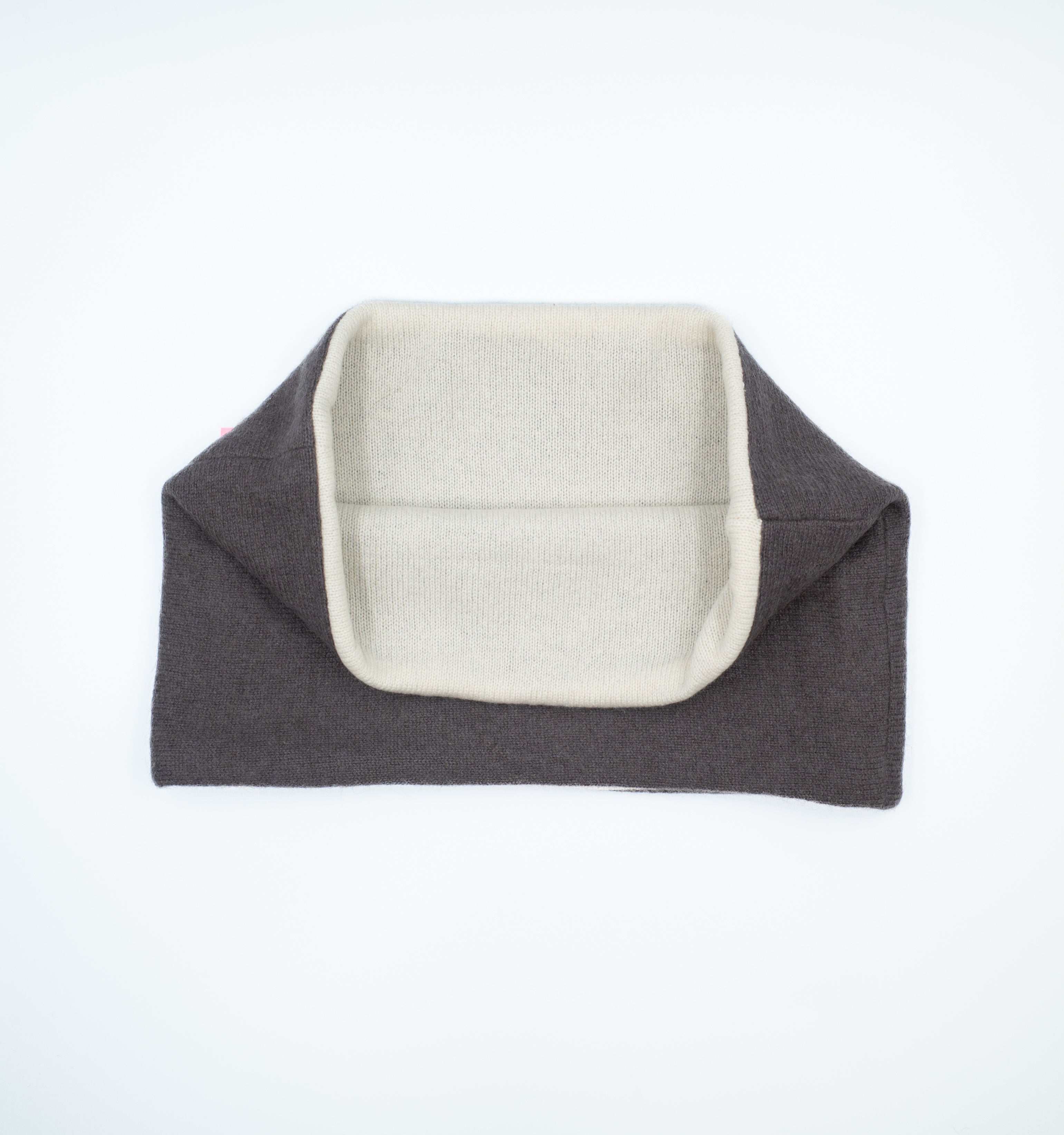 Clay Brown and Cream Neck Warmer