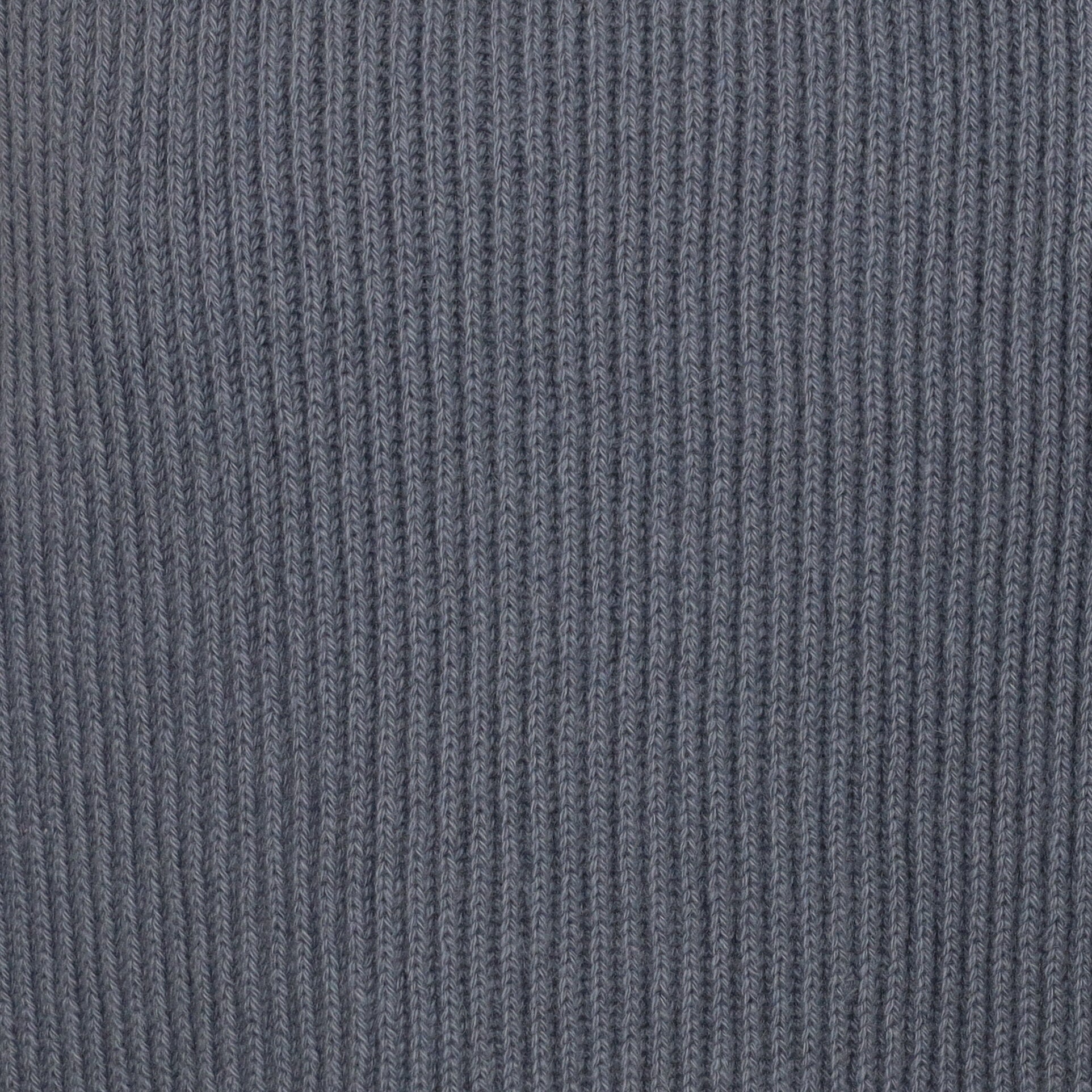 Brand New Scottish Blue Stone Rib Cashmere Scarf