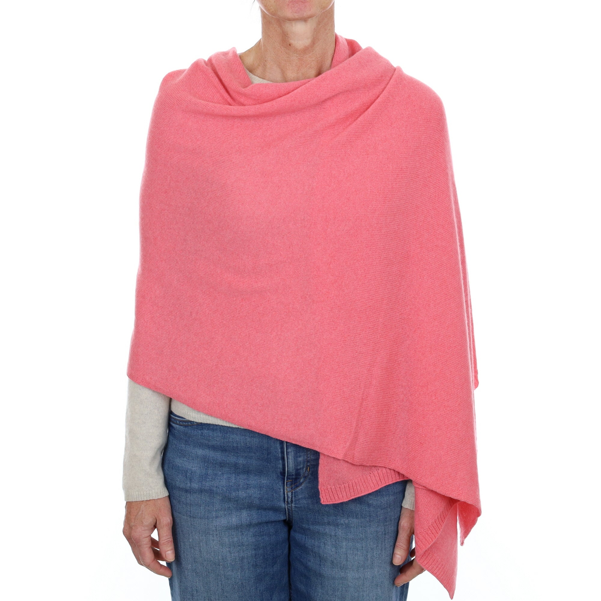 Brand New Strawberry Ice Recycled Cashmere Wrap