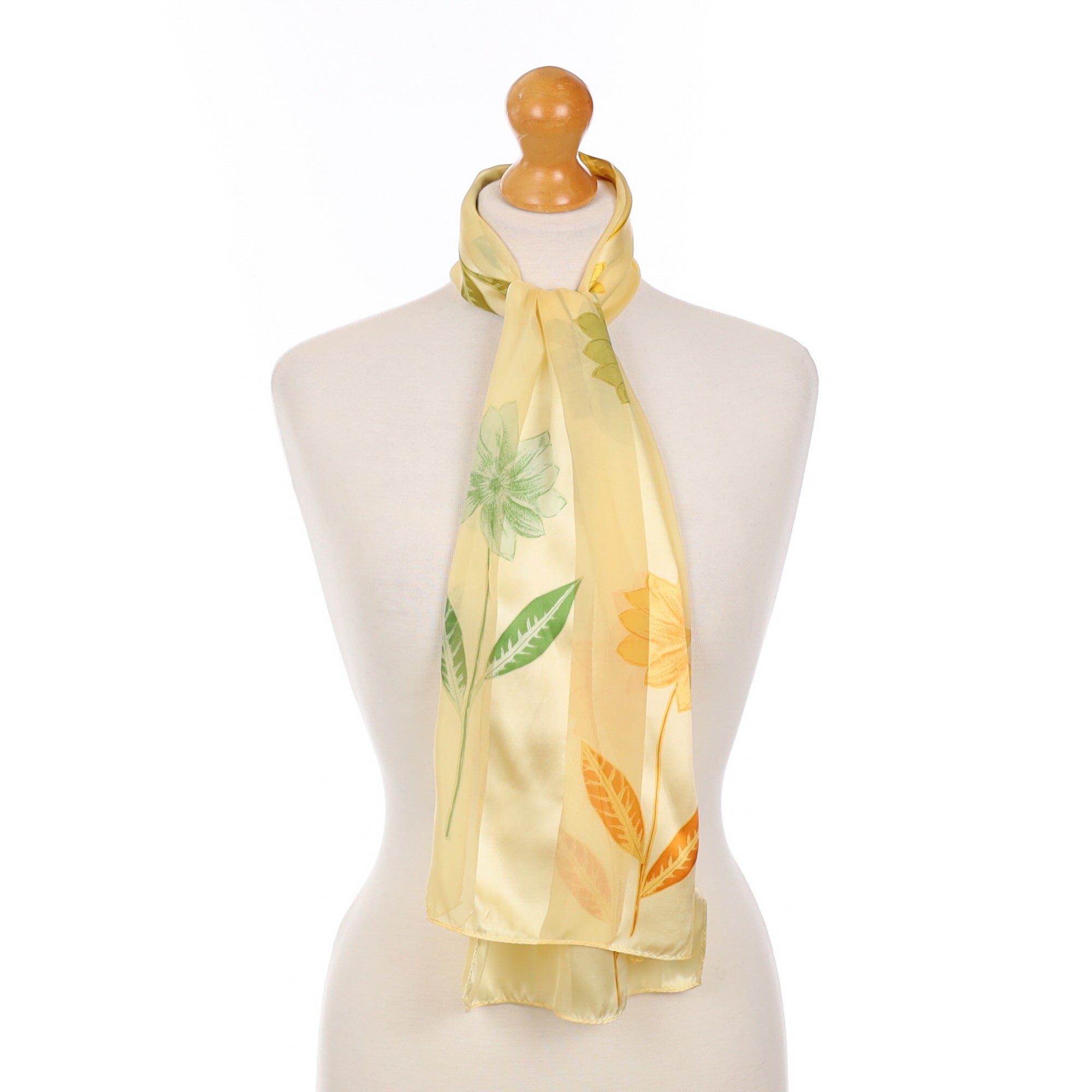 Echo Chiffon Floral Silk Scarf