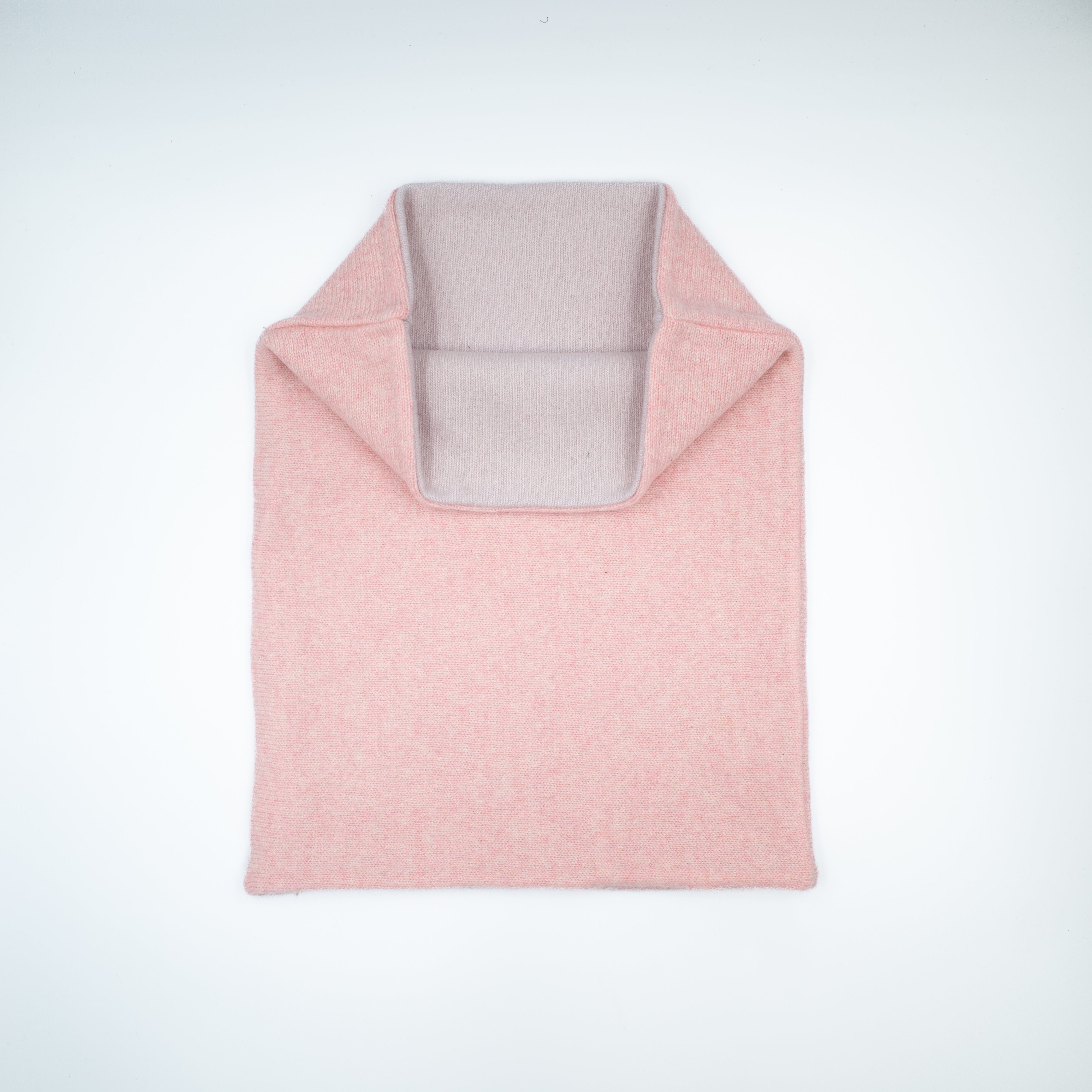 Bubblegum Pink and Faded Lilac Luxury Double Layered Snood