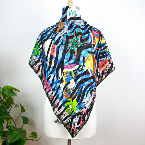 1980s Louis Feraud Vintage Silk Scarf – NEARLY NEW CASHMERE CO.