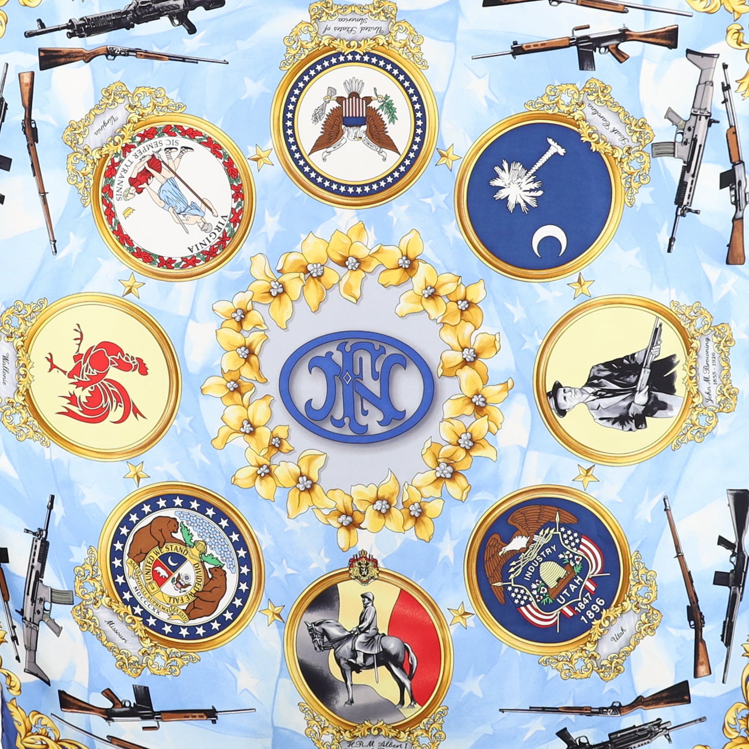 LR Paris American Legacy Silk Scarf