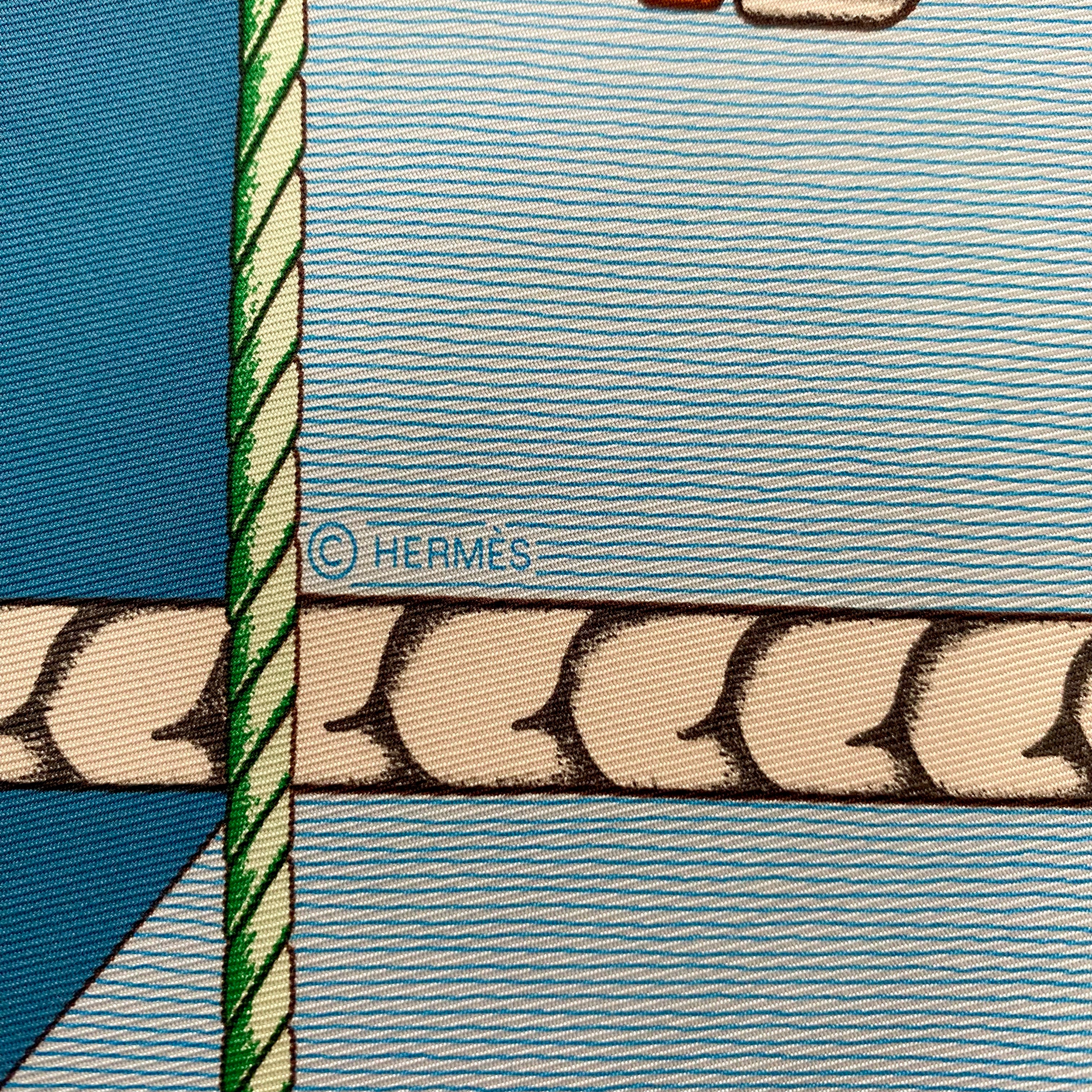 Hermès Parcours Sans Faute 2016 Silk Scarf