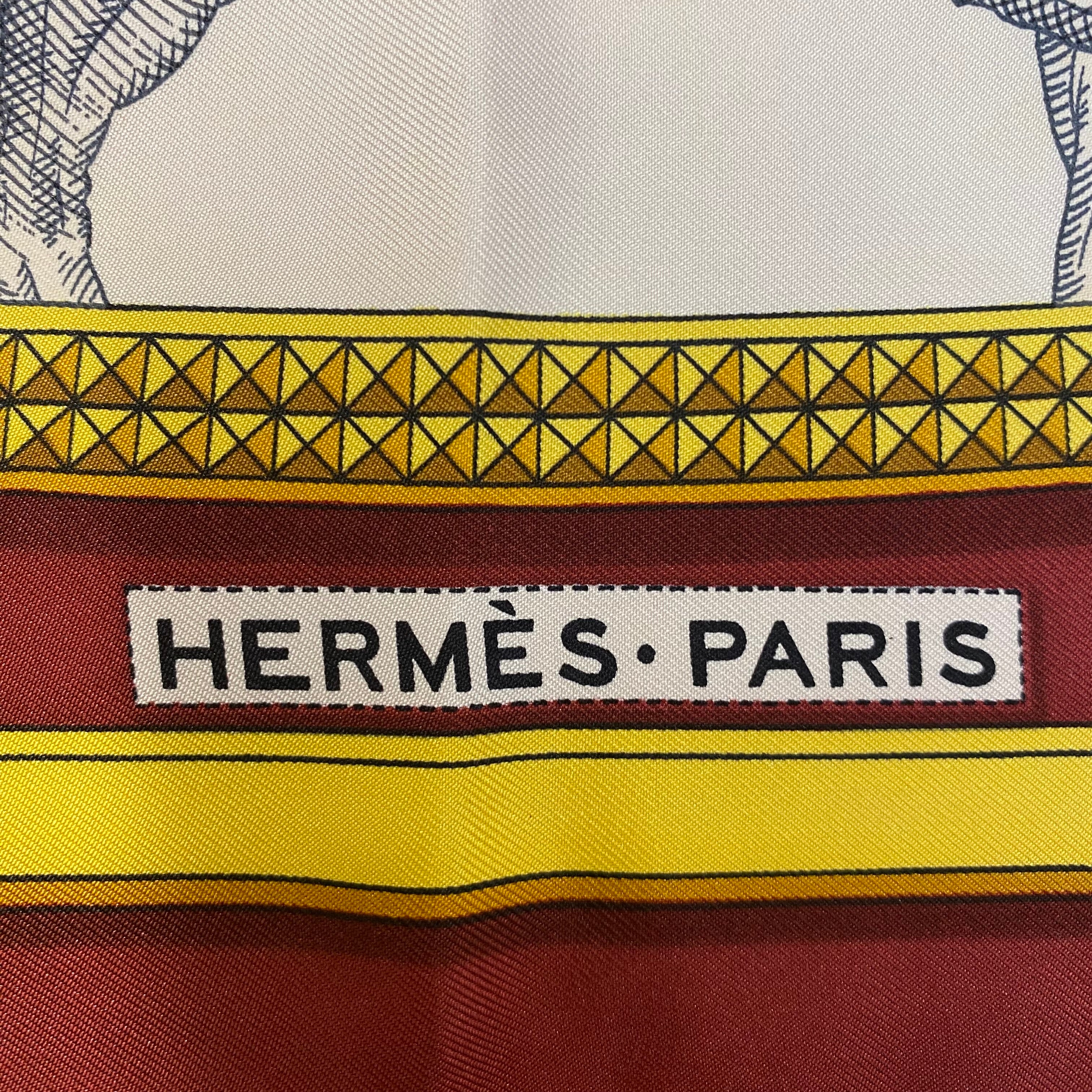 Hermès Grand Aparat Silk Scarf