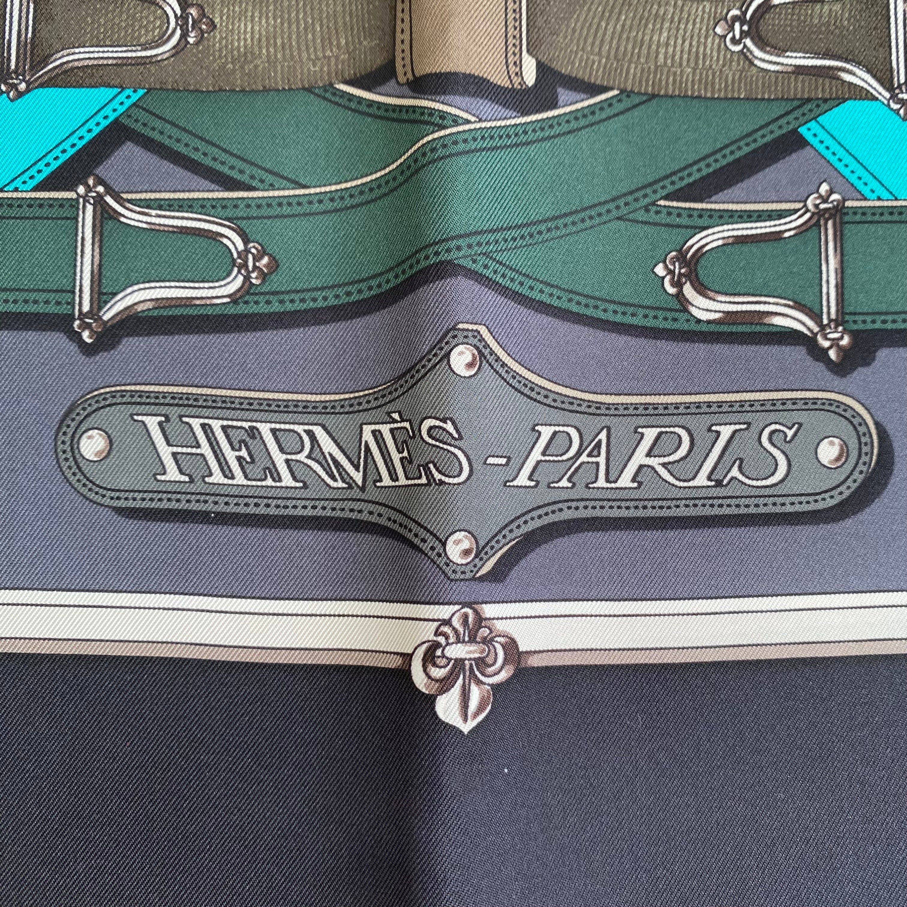 Unworn Boxed Hermès Cavalcadour Silk Scarf