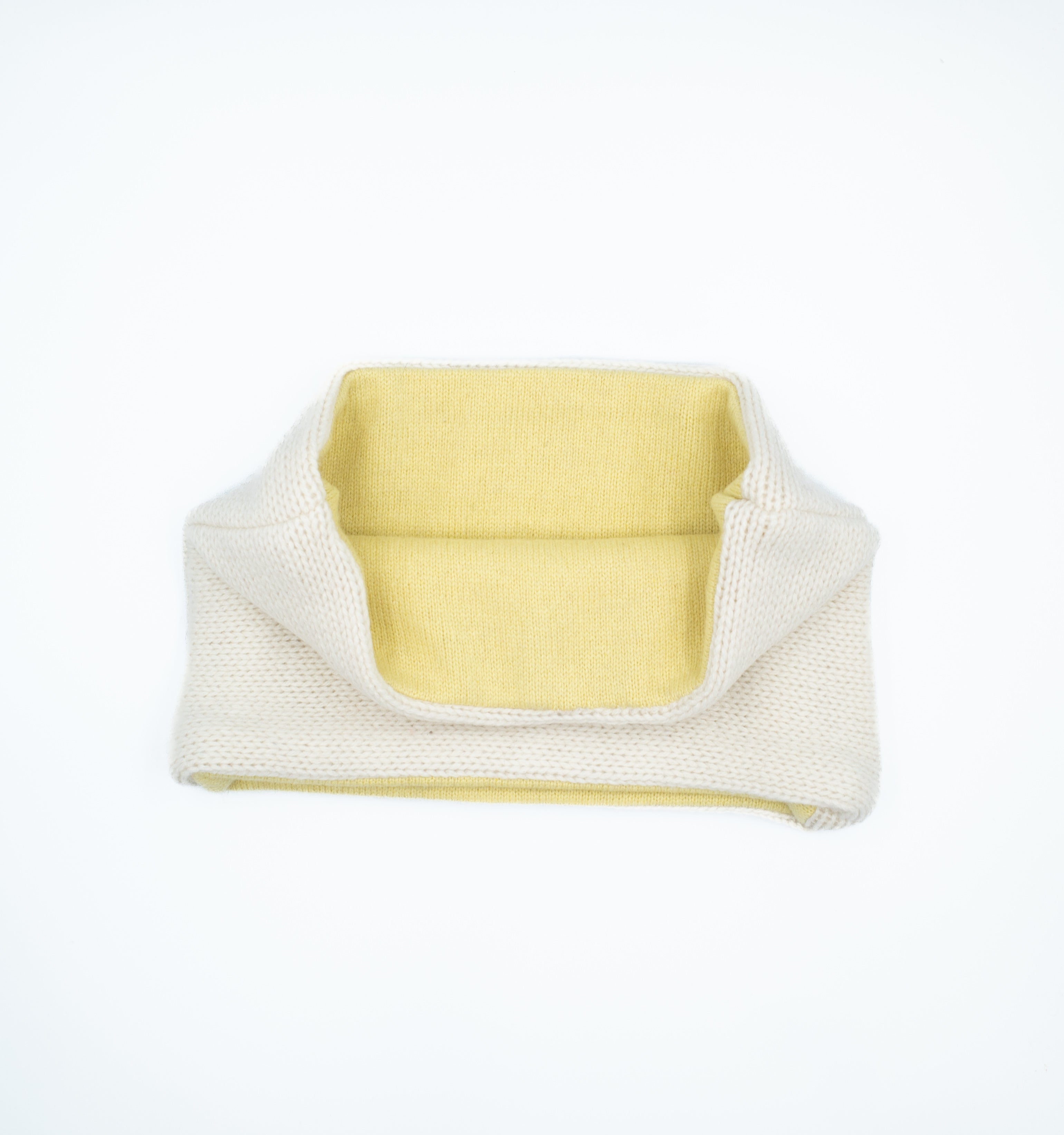 Cream and Yellow Chunky Neck Warmer