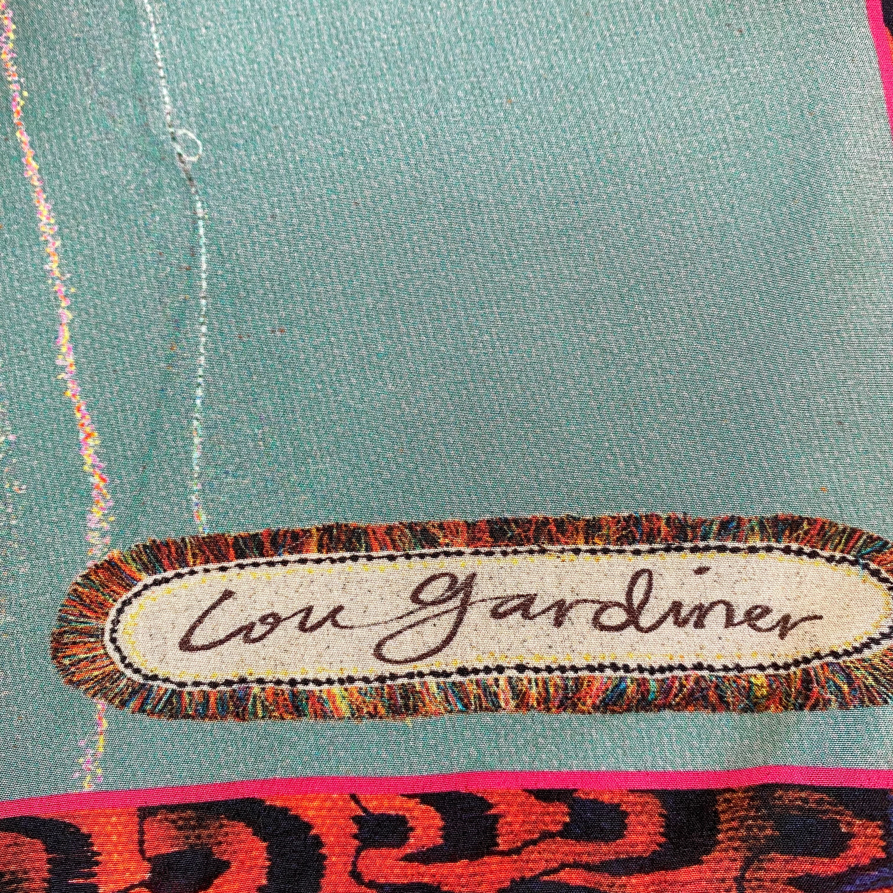 Brand New Louise Gardiner Silk Scarf