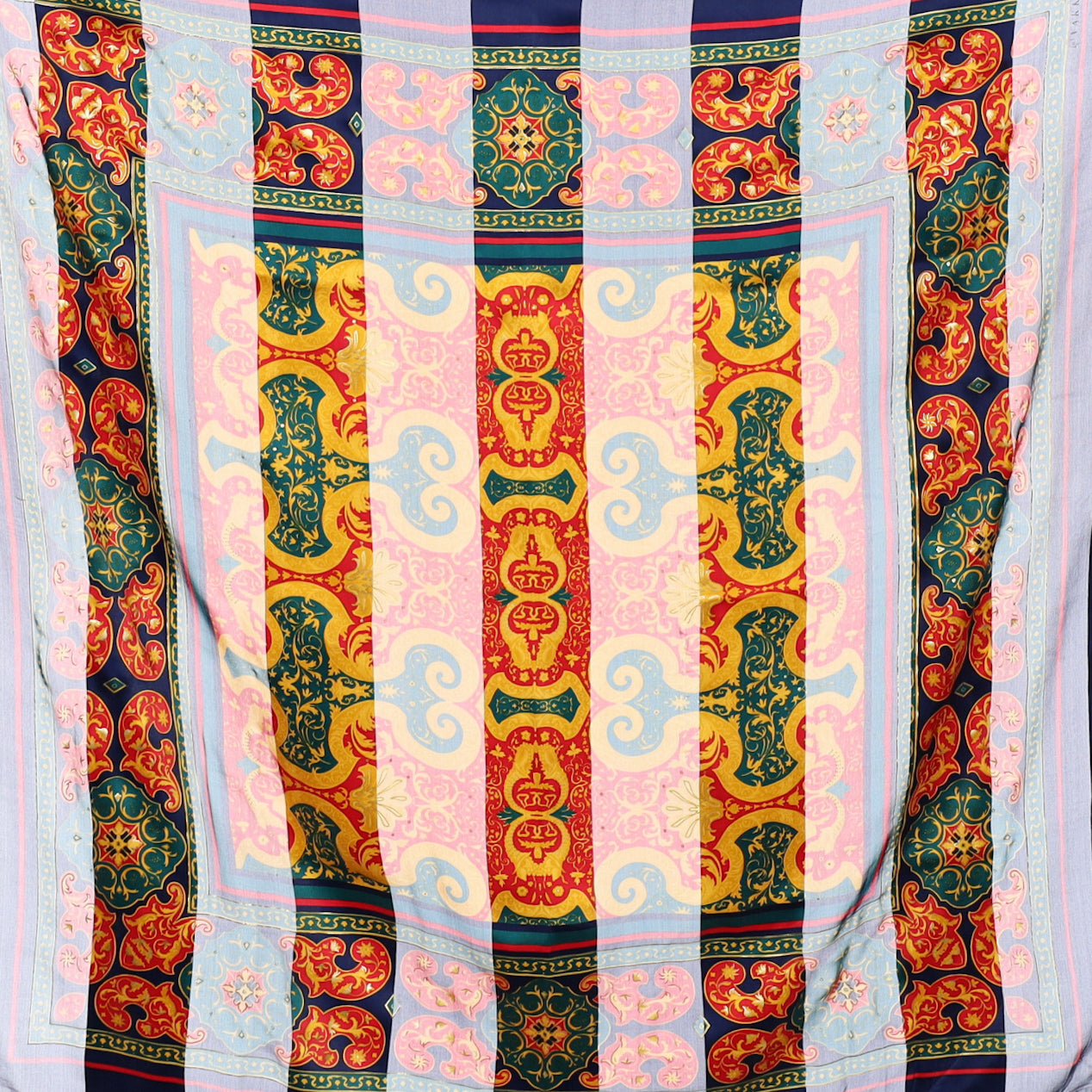 Unworn Vakko Boxed Silk Scarf