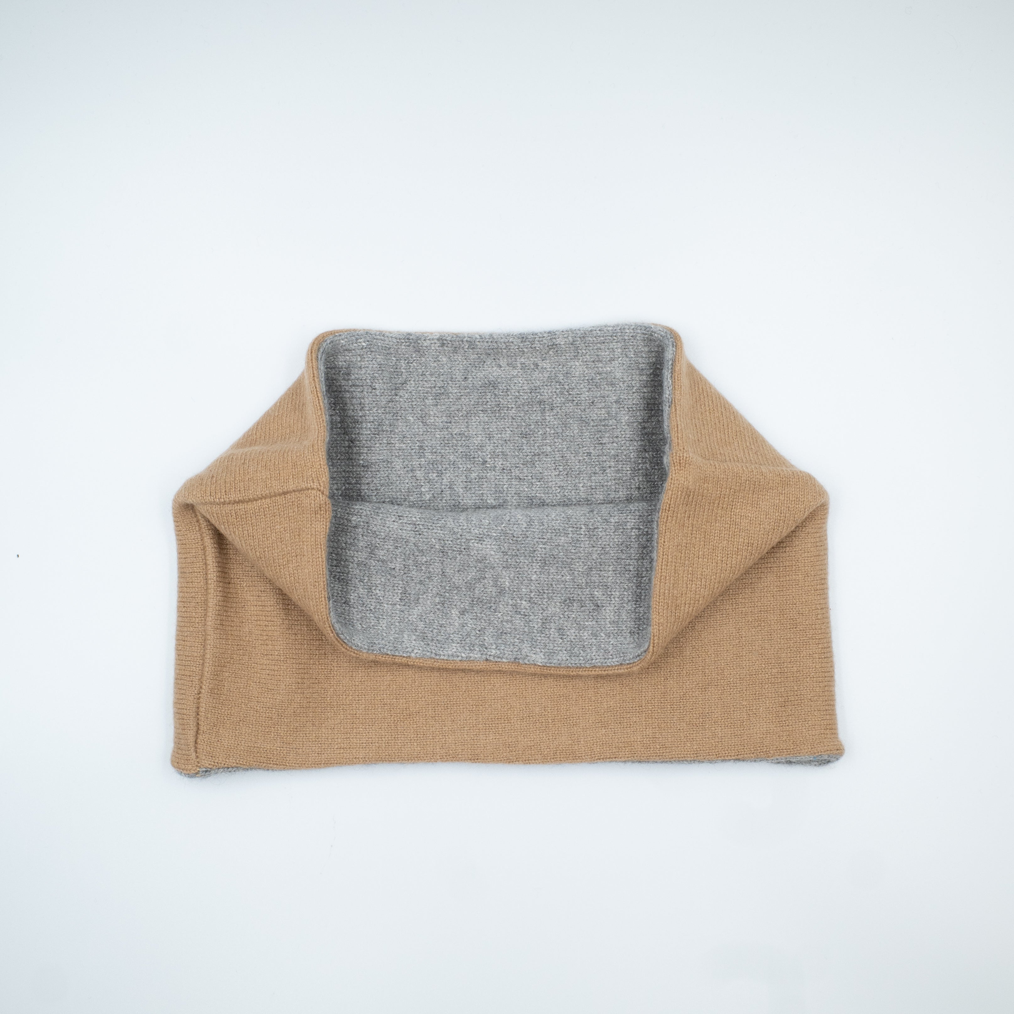 Camel and Grey Cashmere Neck Warmer – NEARLY NEW CASHMERE CO.