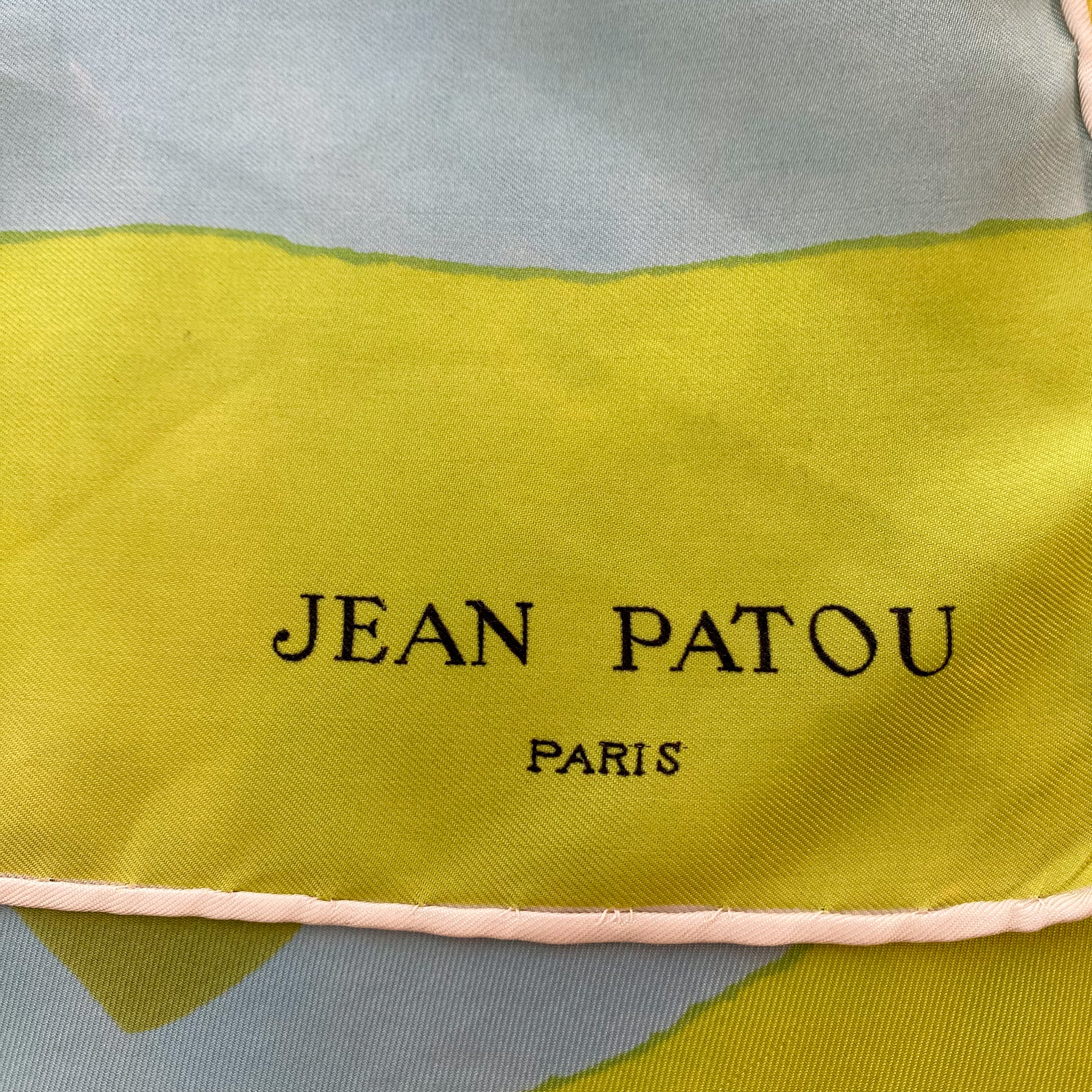 Vintage 60’s/70’s Jean Patou French Silk Scarf