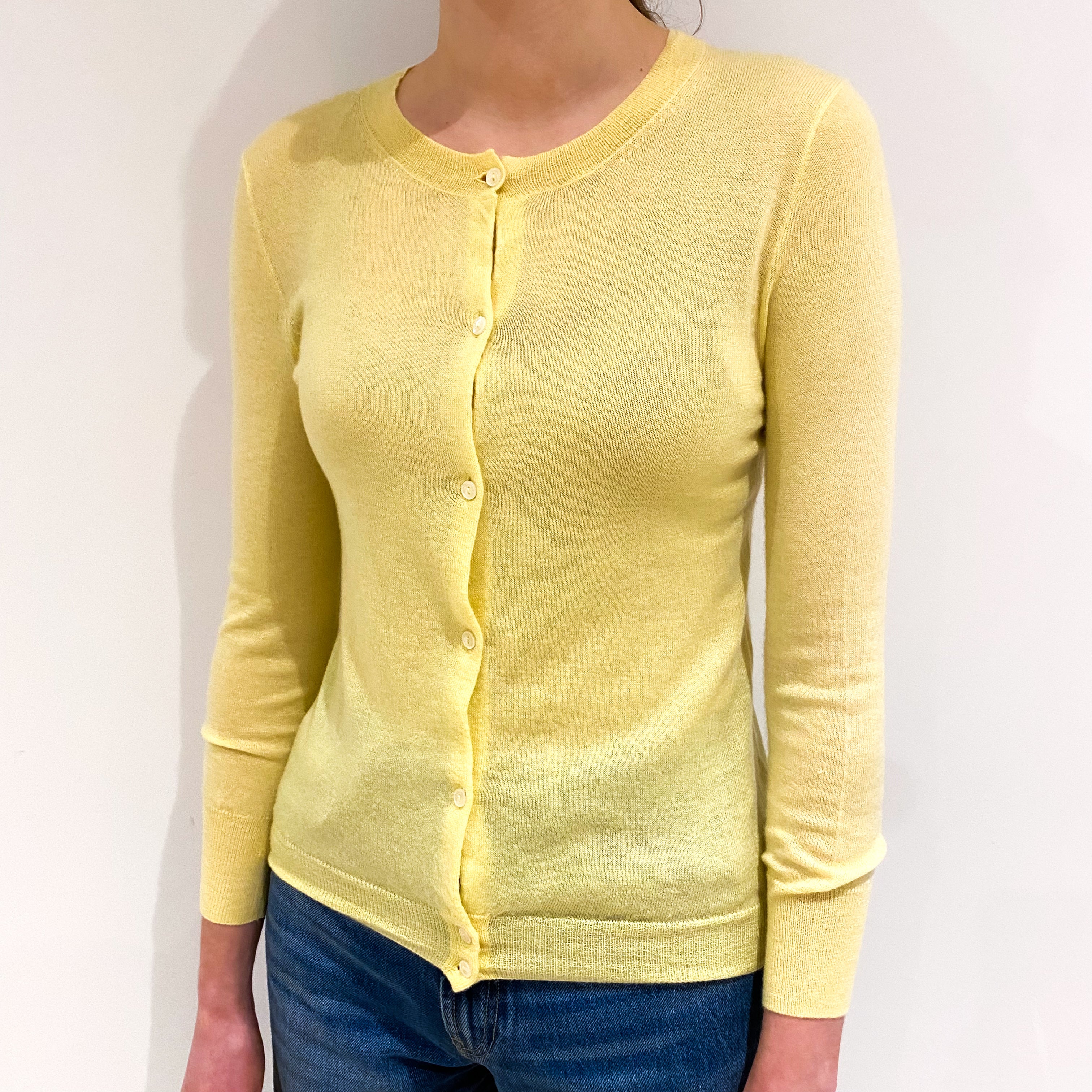 Primrose Yellow Cardigan Extra Small