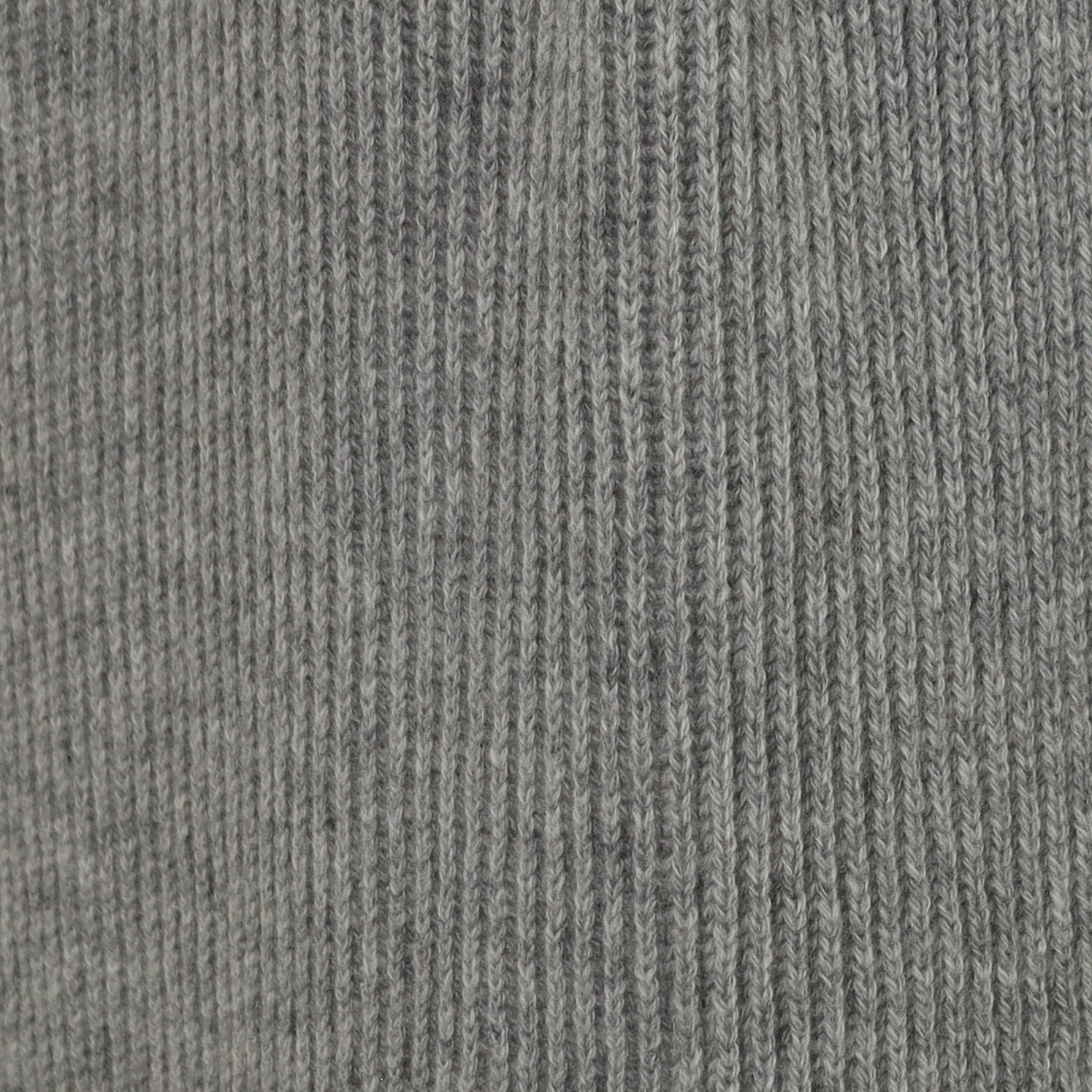 Brand New Scottish Ash Grey Rib Cashmere Scarf