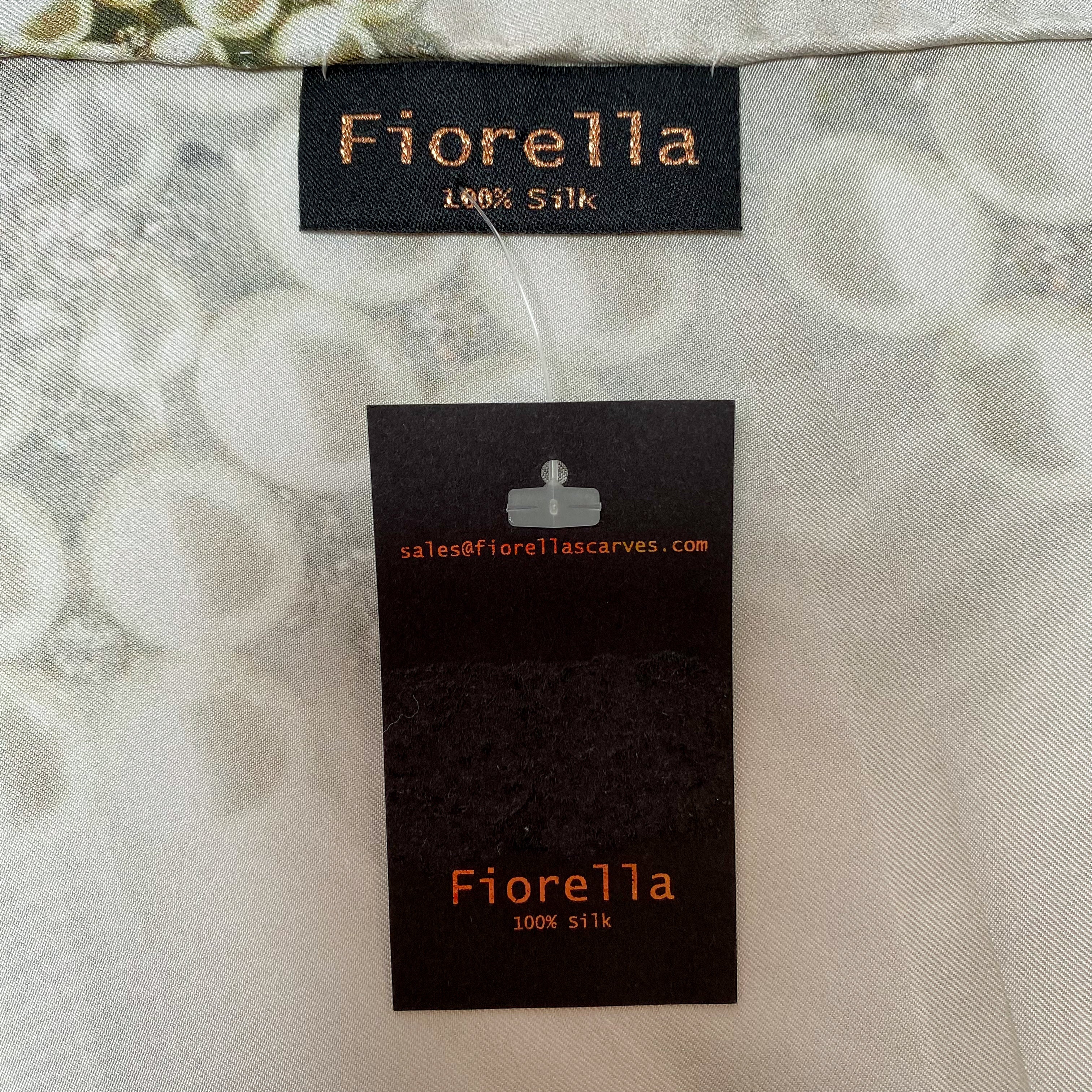 Modern Fiorella Silk Scarf