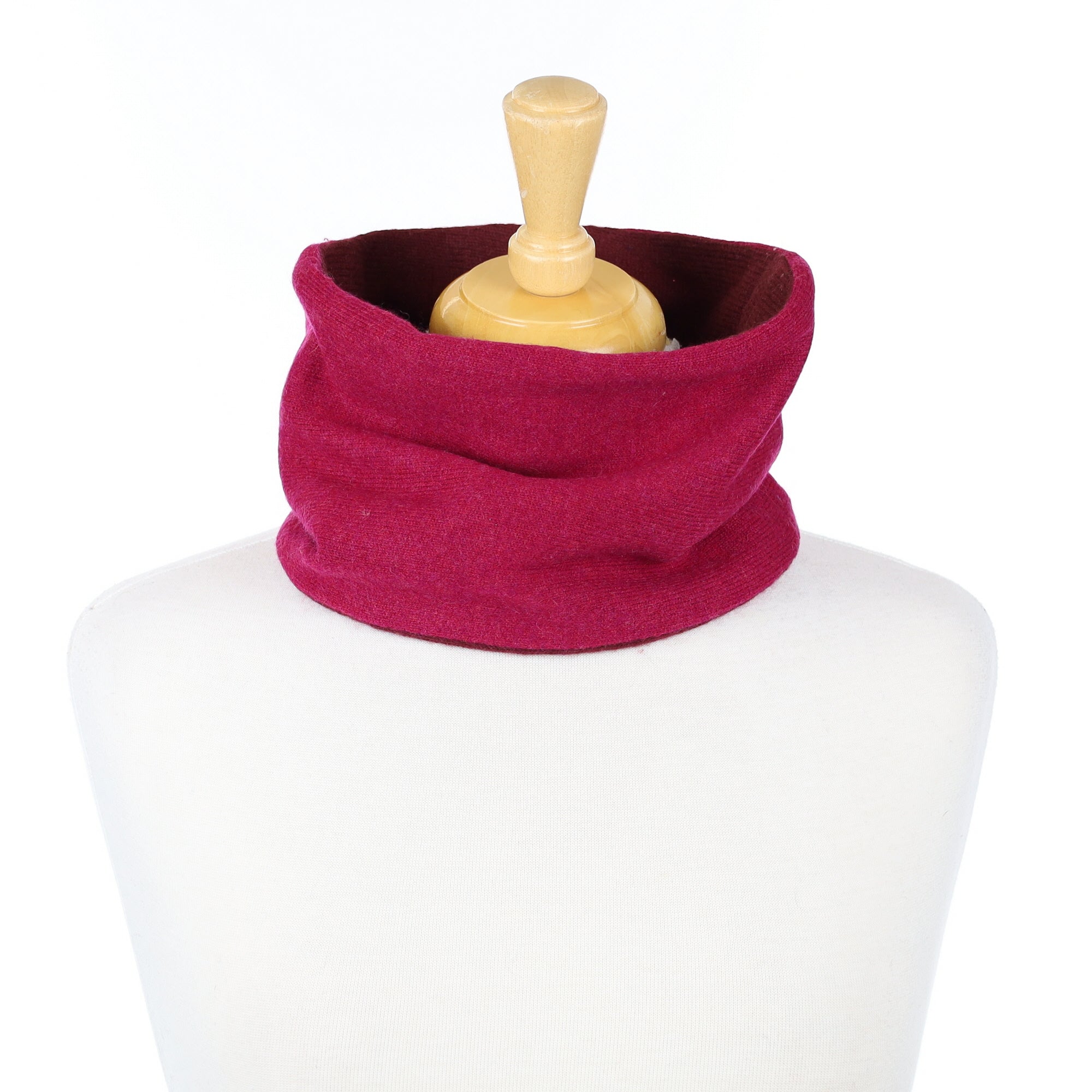 Plum and Burgundy Neck Warmer