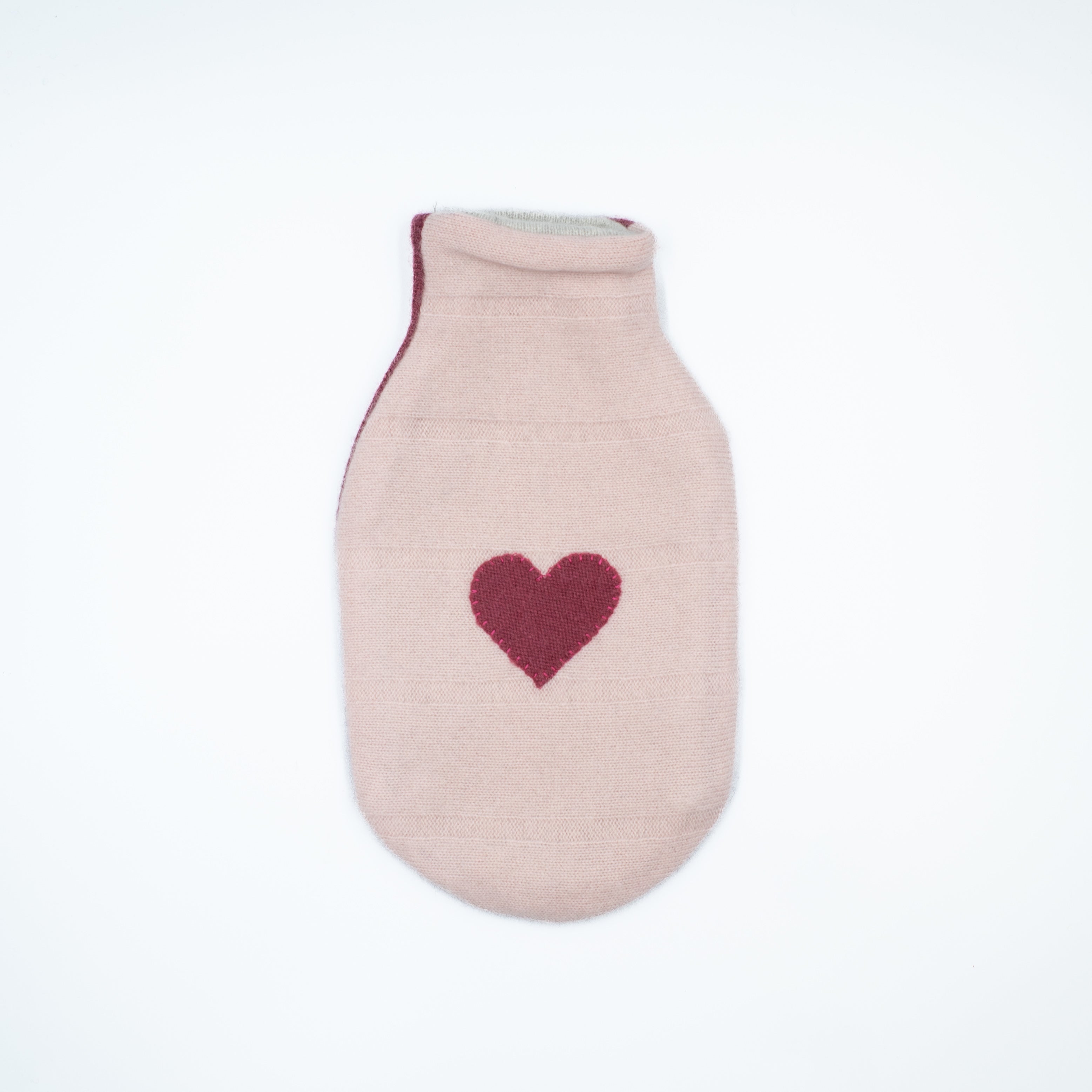 Baby and Cherry Pink Cashmere Small Hot Water Bottle