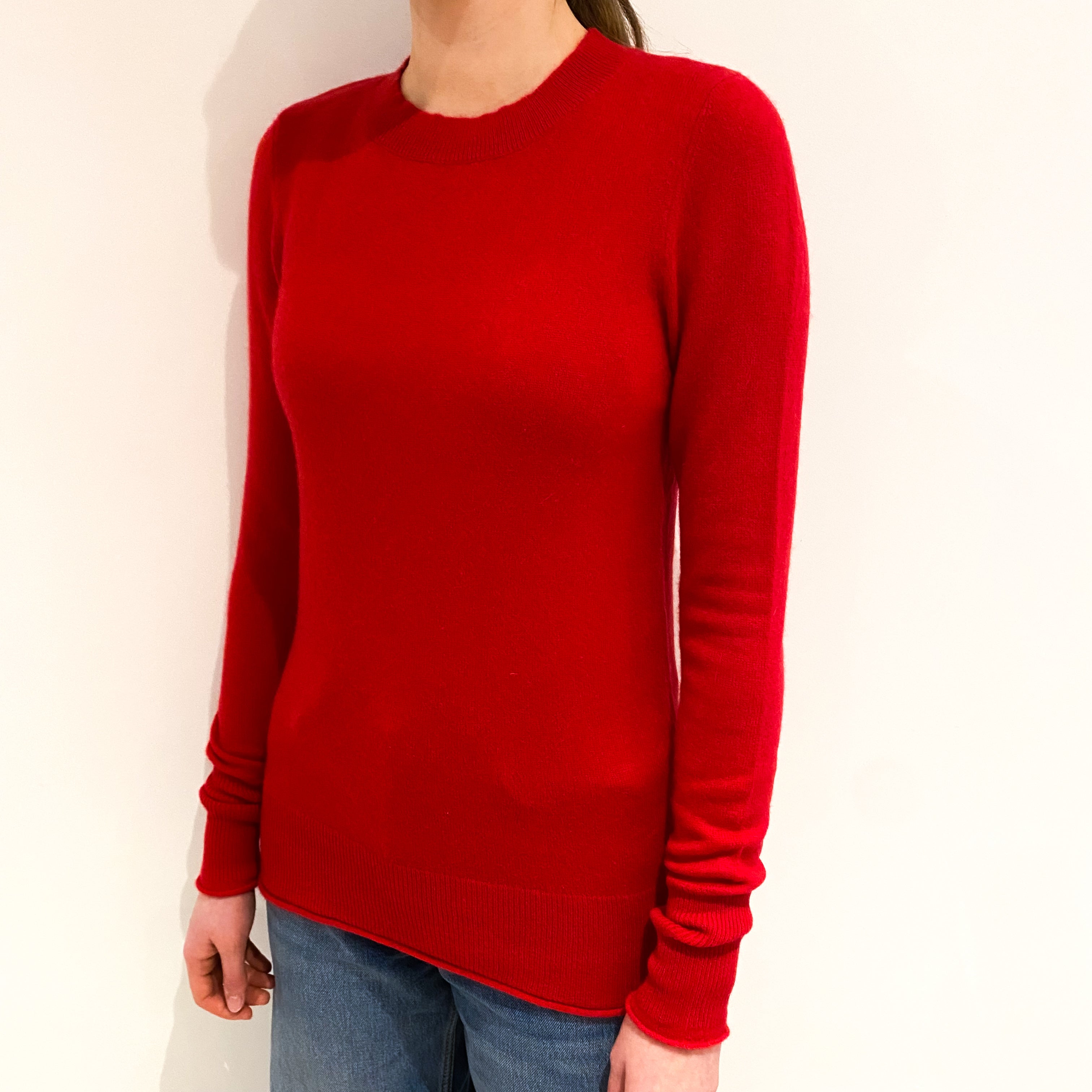 Postbox Red Crew Neck Jumper Extra Small