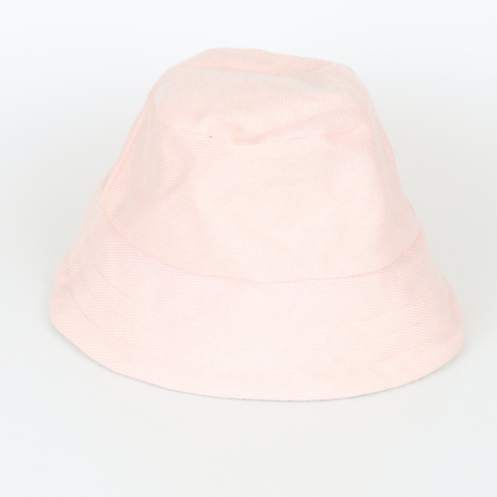 Carnation Pink Reversible Cashmere Bucket Hat Medium