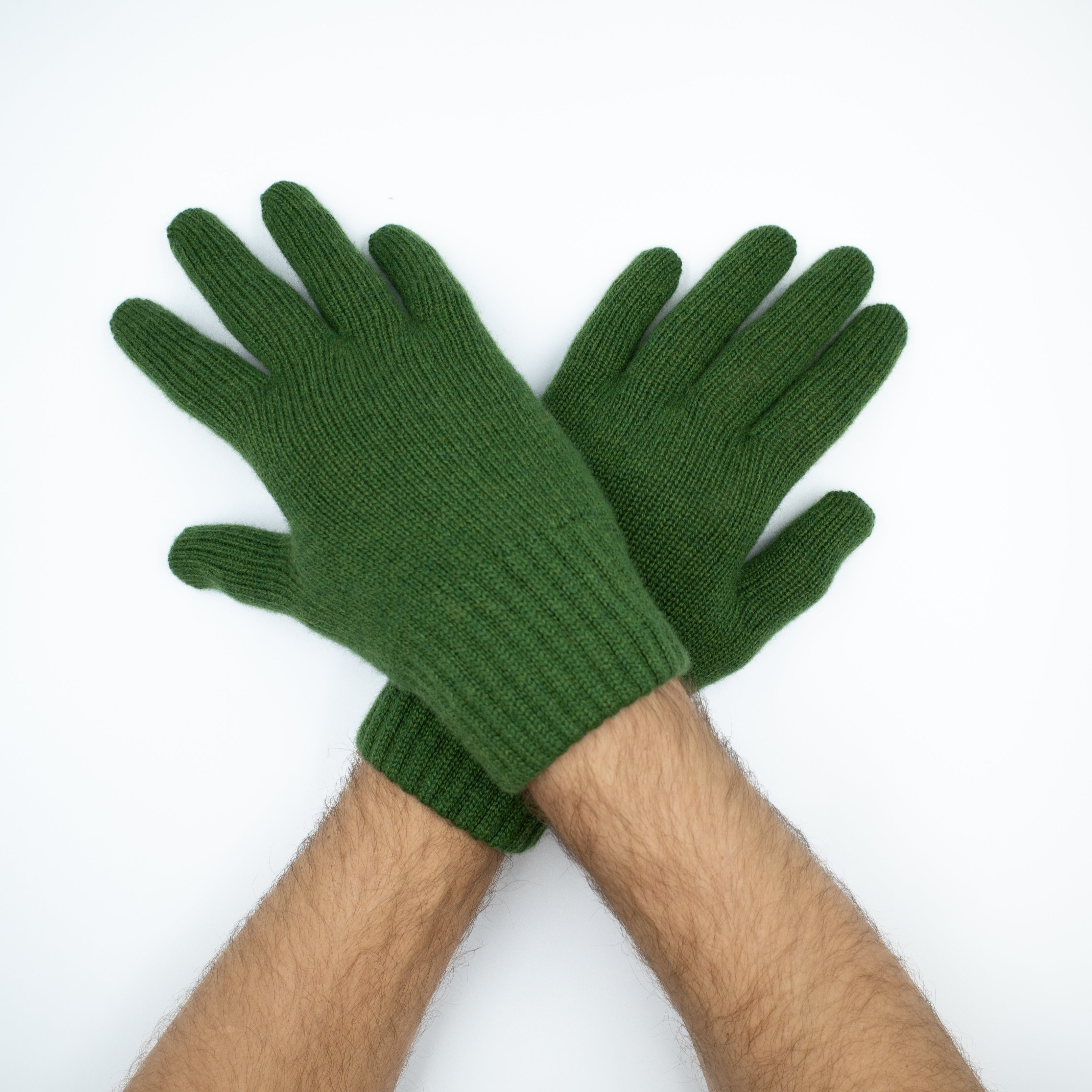 Men’s Brand New Scottish Kale Green Gloves