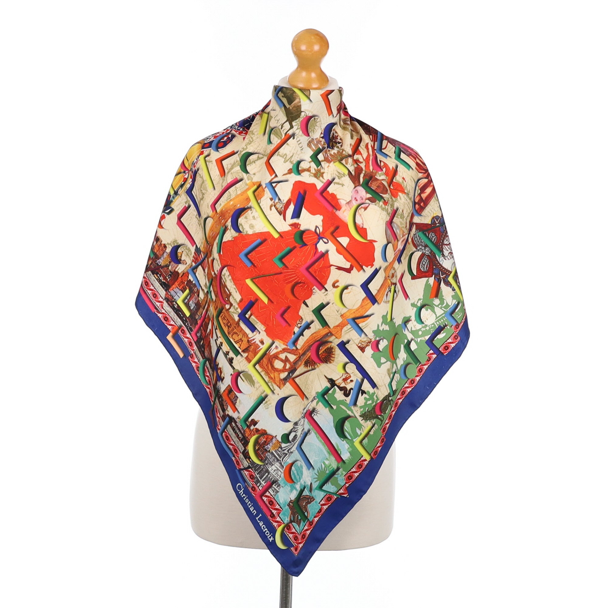 Christian Lacroix America Silk Scarf