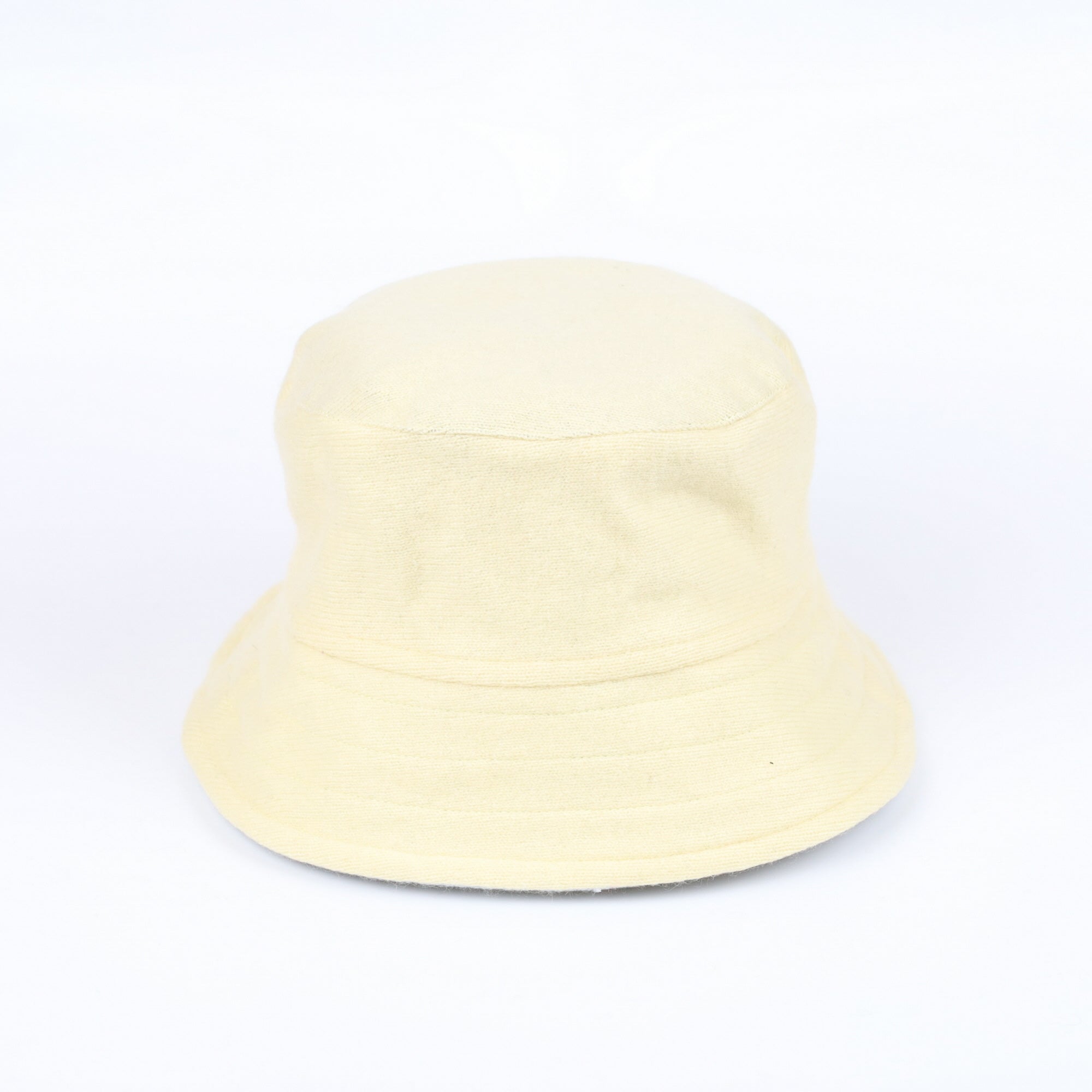 Sky Blue Reversible Cashmere Bucket Hat Small