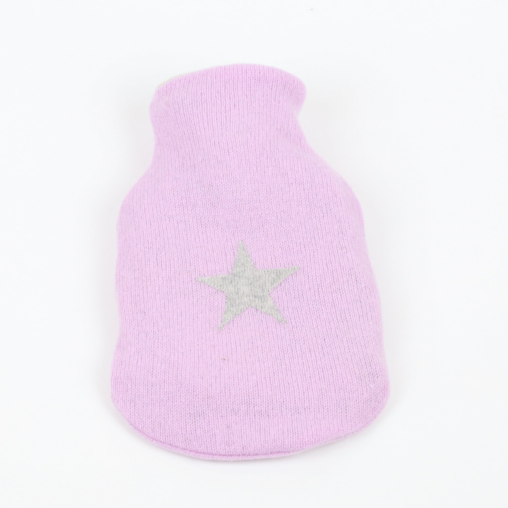 Lilac and Smoke Grey Small Cashmere Hot Water Bottle