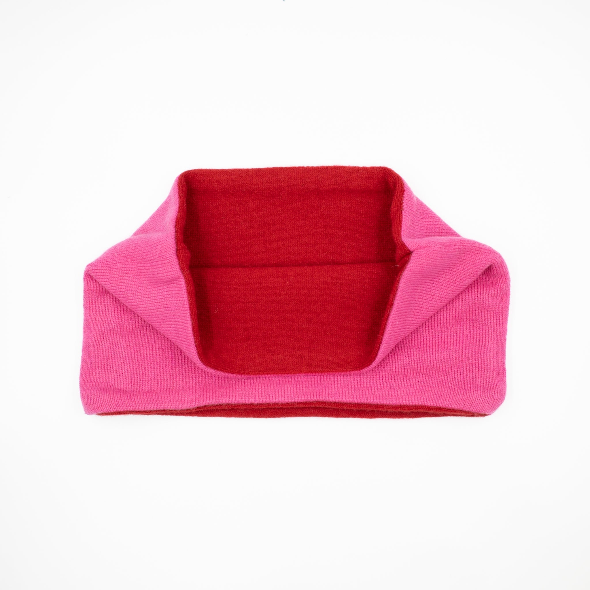 Postie Red and Bright Pink Neck Warmer