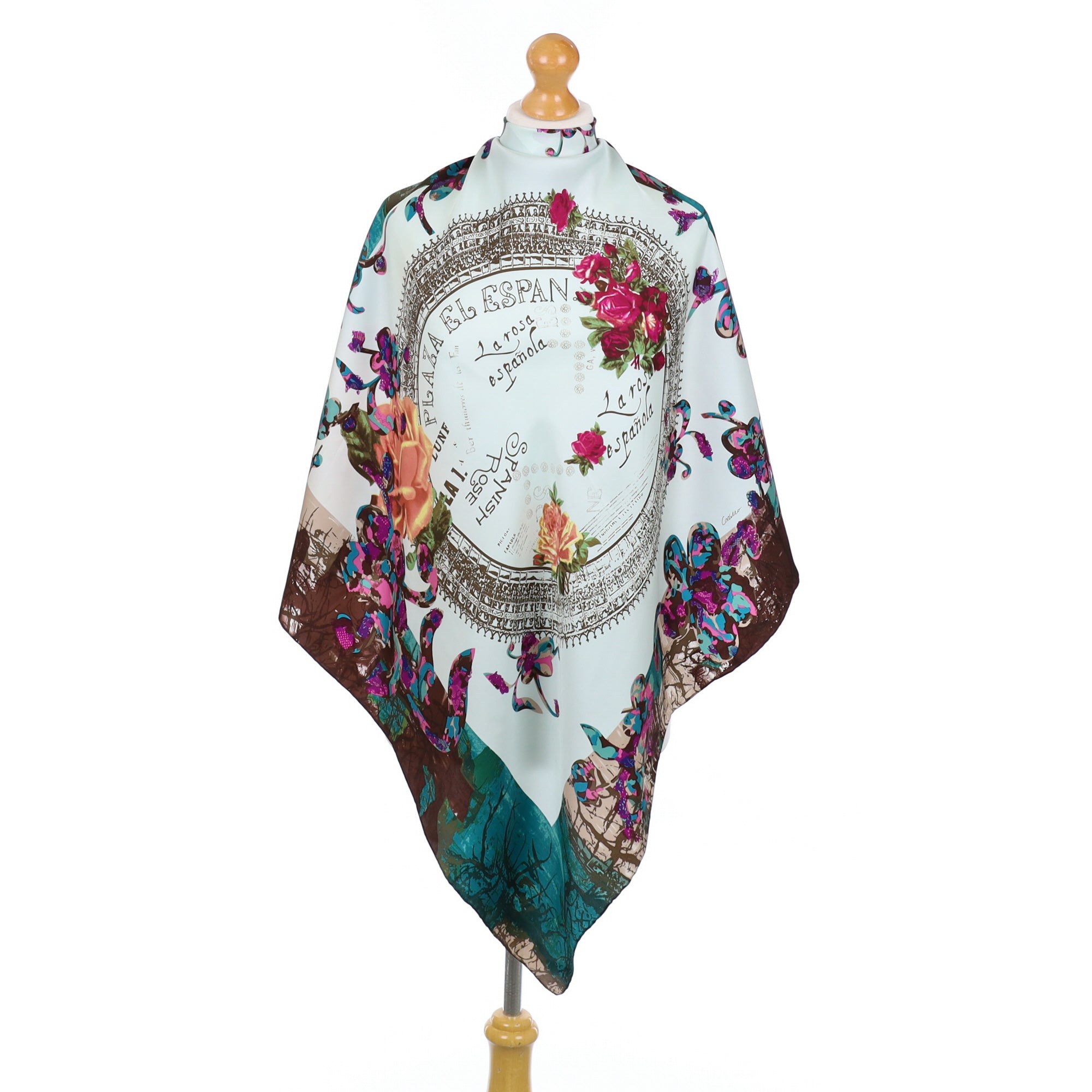 Codello ‘Spanish’ Design Silk Scarf