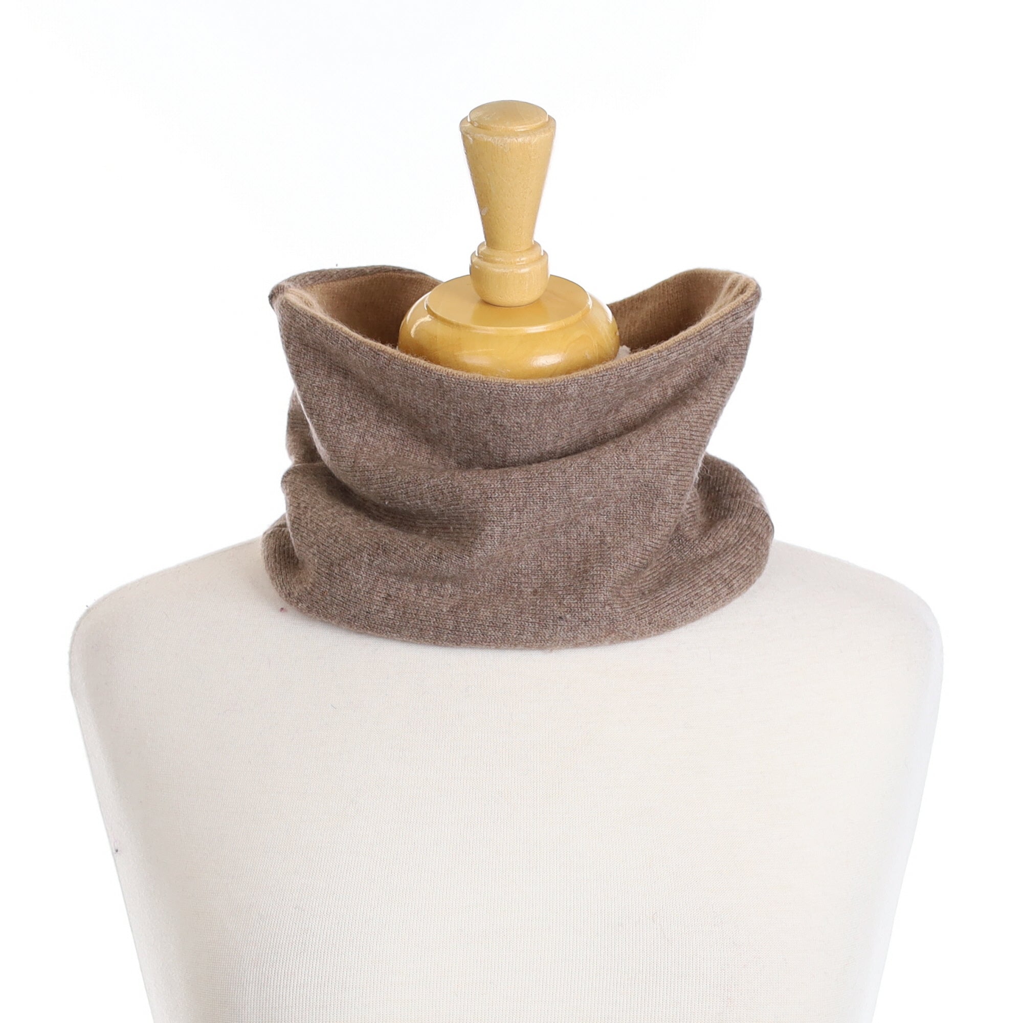 Mocha and Caramel Brown Neck Warmer