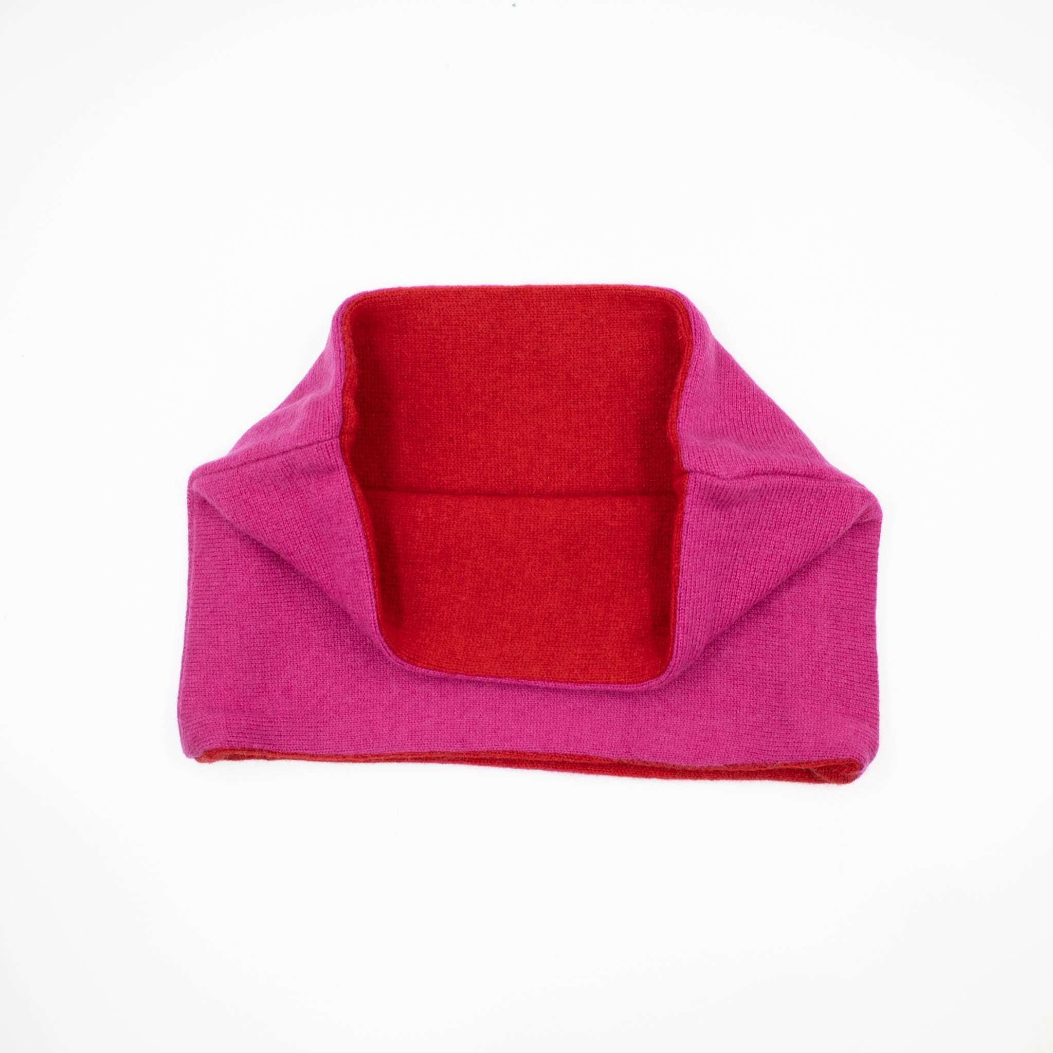 Postie Red and Fuchsia Neck Warmer