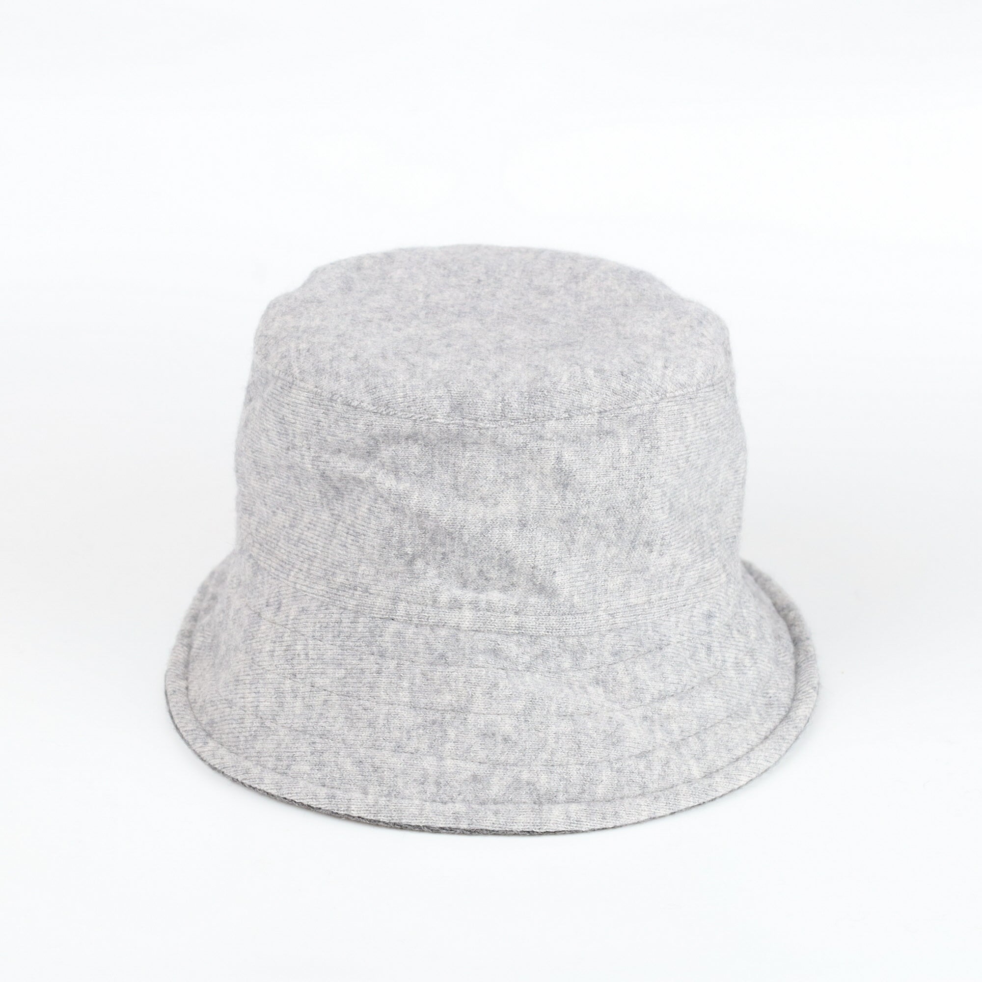 Slate Grey Reversible Cashmere Bucket Hat Medium