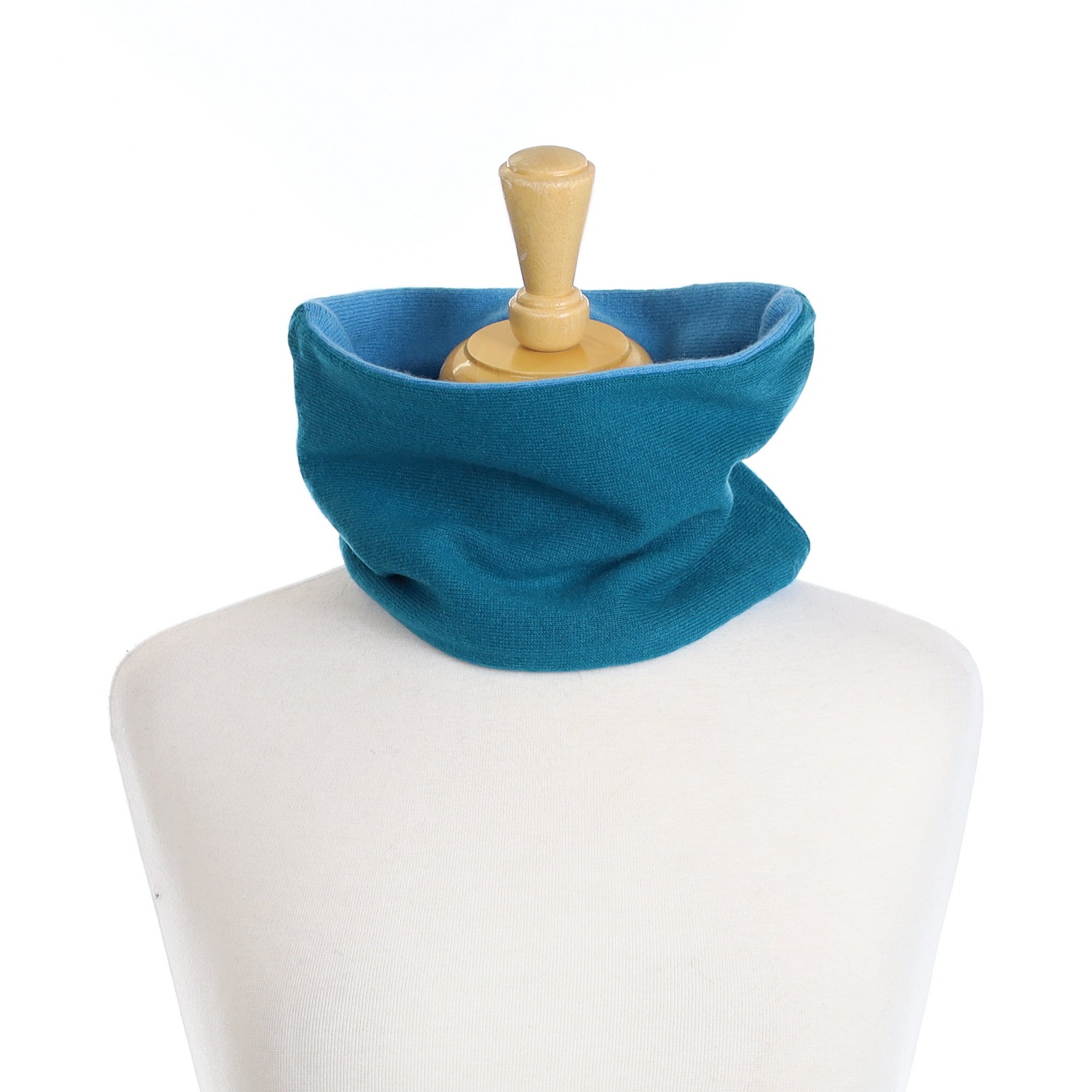 Teal Green and Blue Neck Warmer