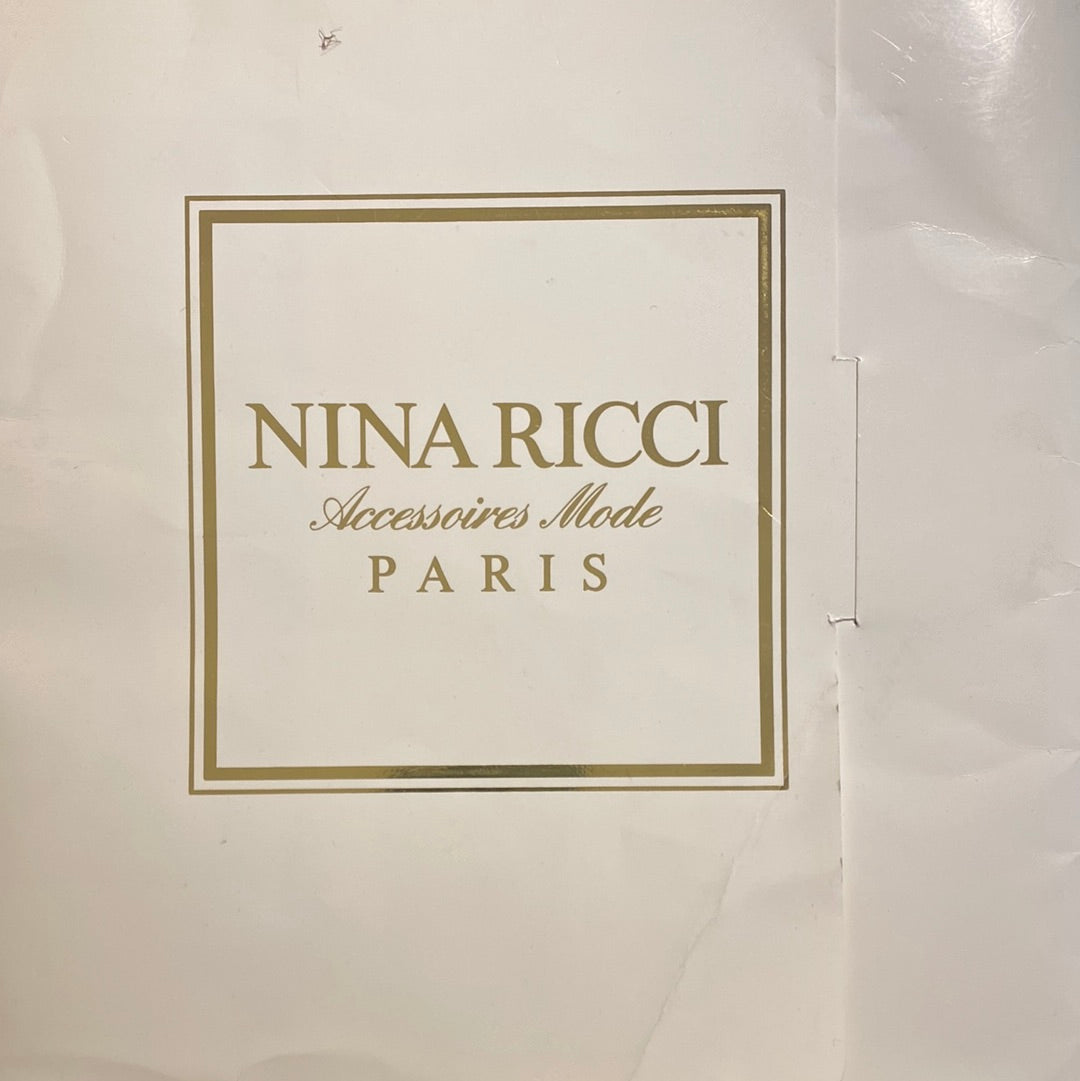 Unworn Boxed Nina Ricci Floral Vintage Silk Scarf