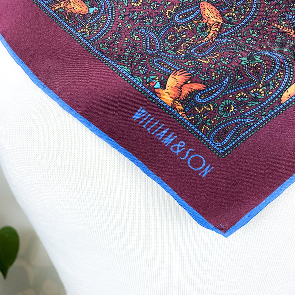1980s Louis Feraud Vintage Silk Scarf – NEARLY NEW CASHMERE CO.