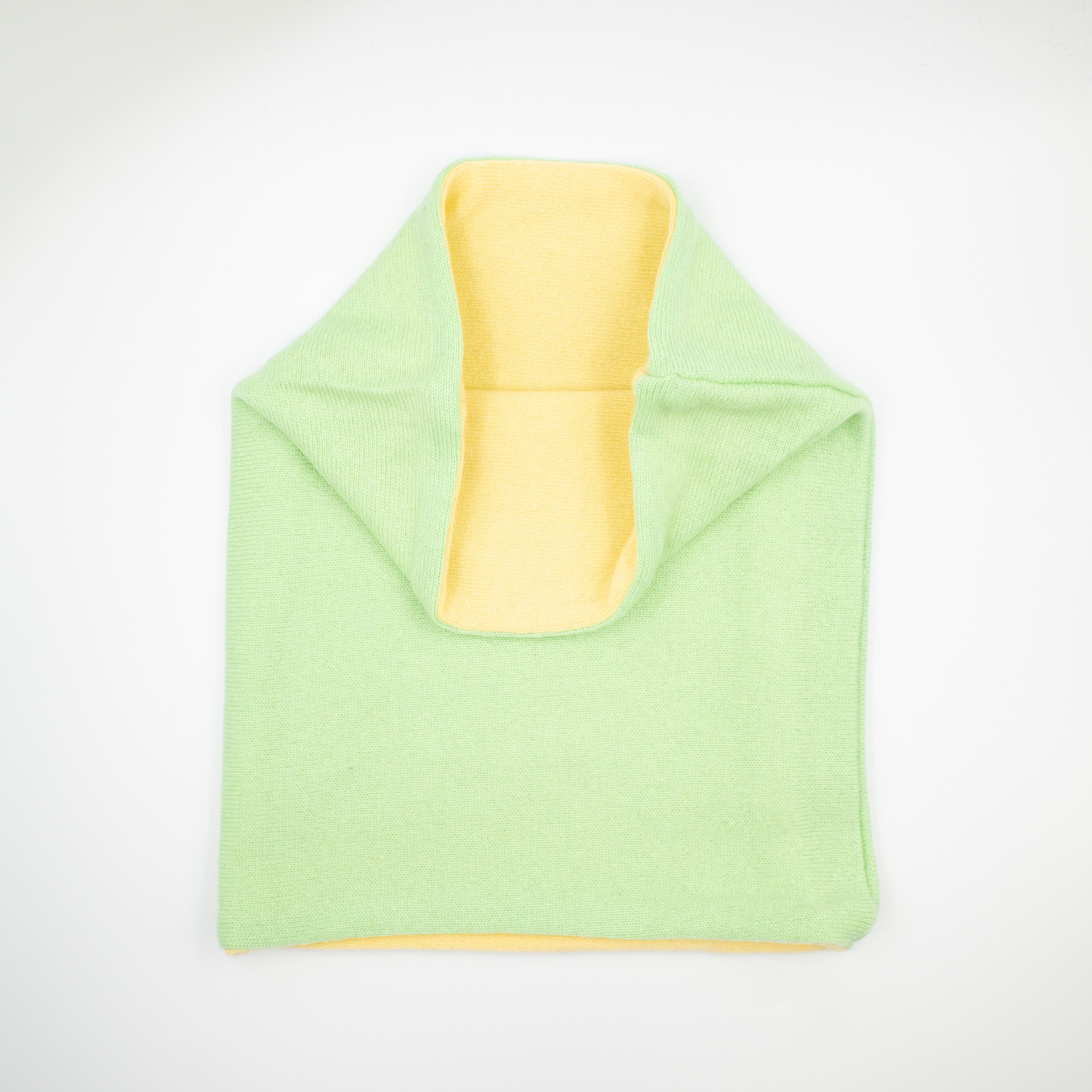 Spring Green and Yellow Luxury Double Layered Snood