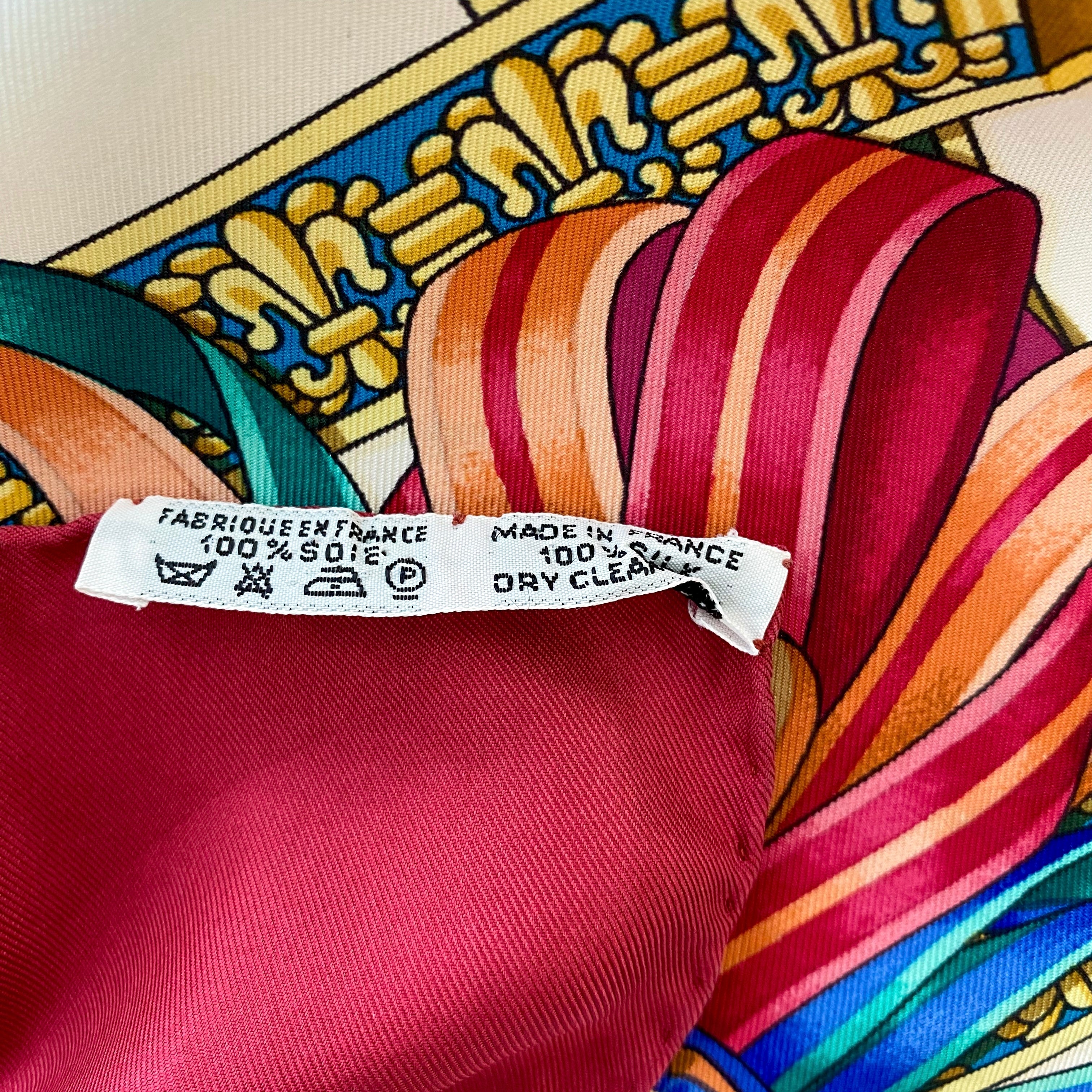 Hermès Les Rubans Du Cheval Silk Scarf