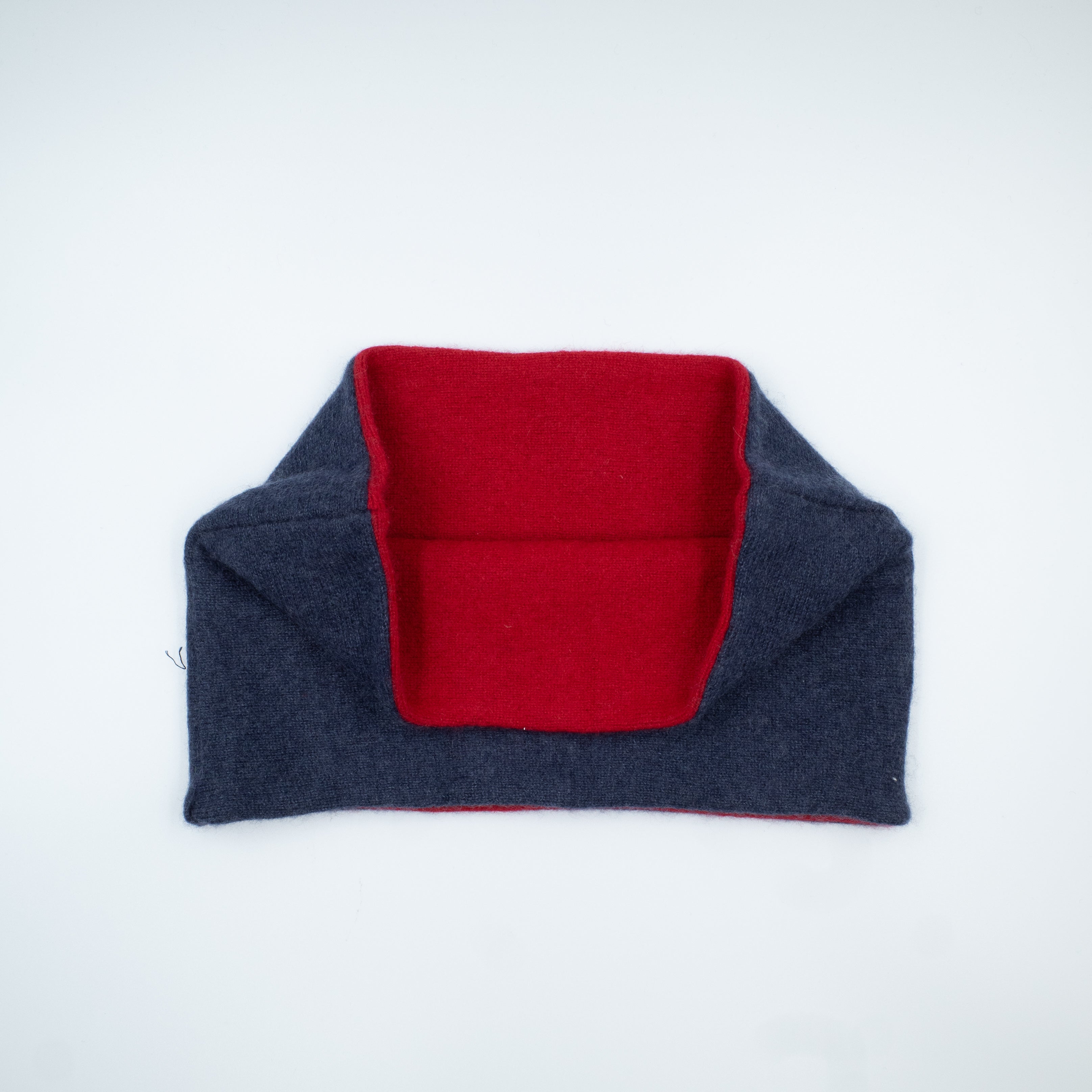 Men’s Post Box Red and Denim Navy Neck Warmer