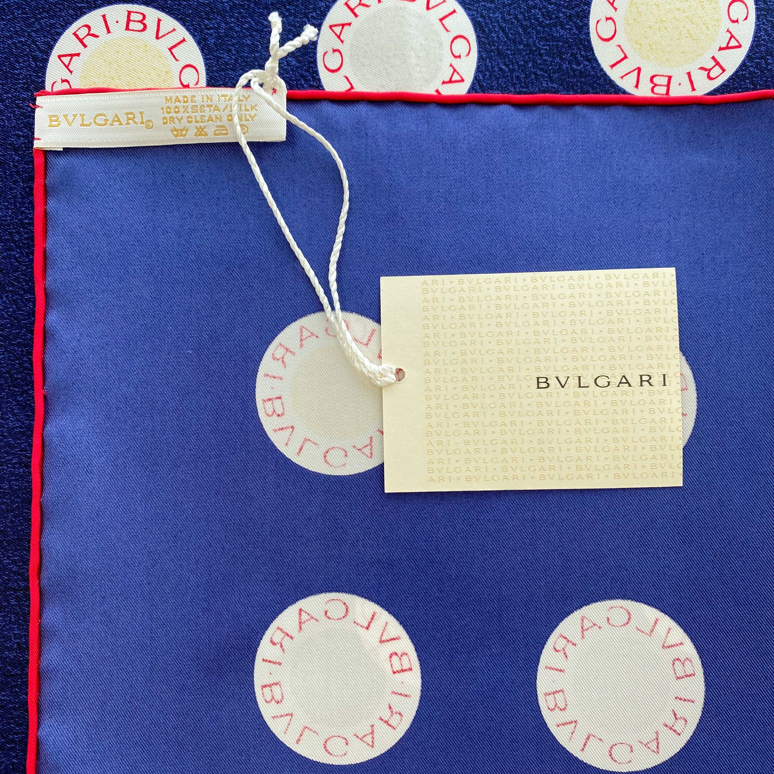 Brand New Boxed Bvlgari Silk Scarf