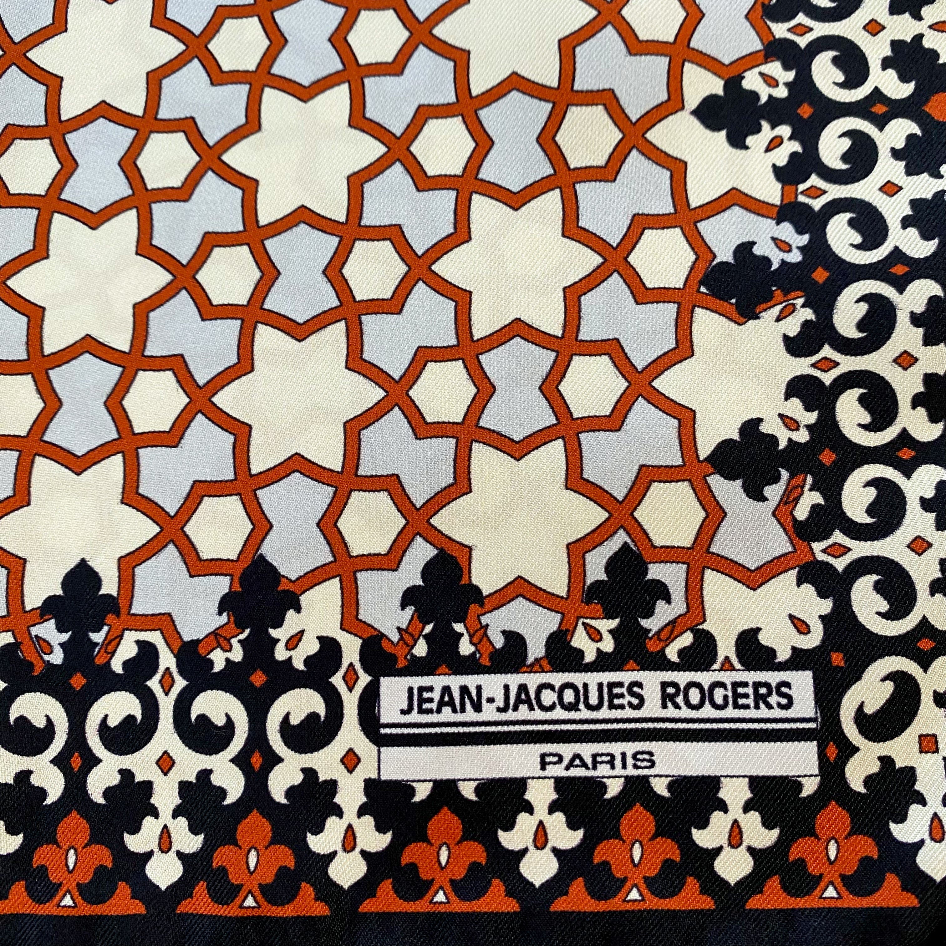 Unworn Jean-Jacques Rogers Silk Scarf