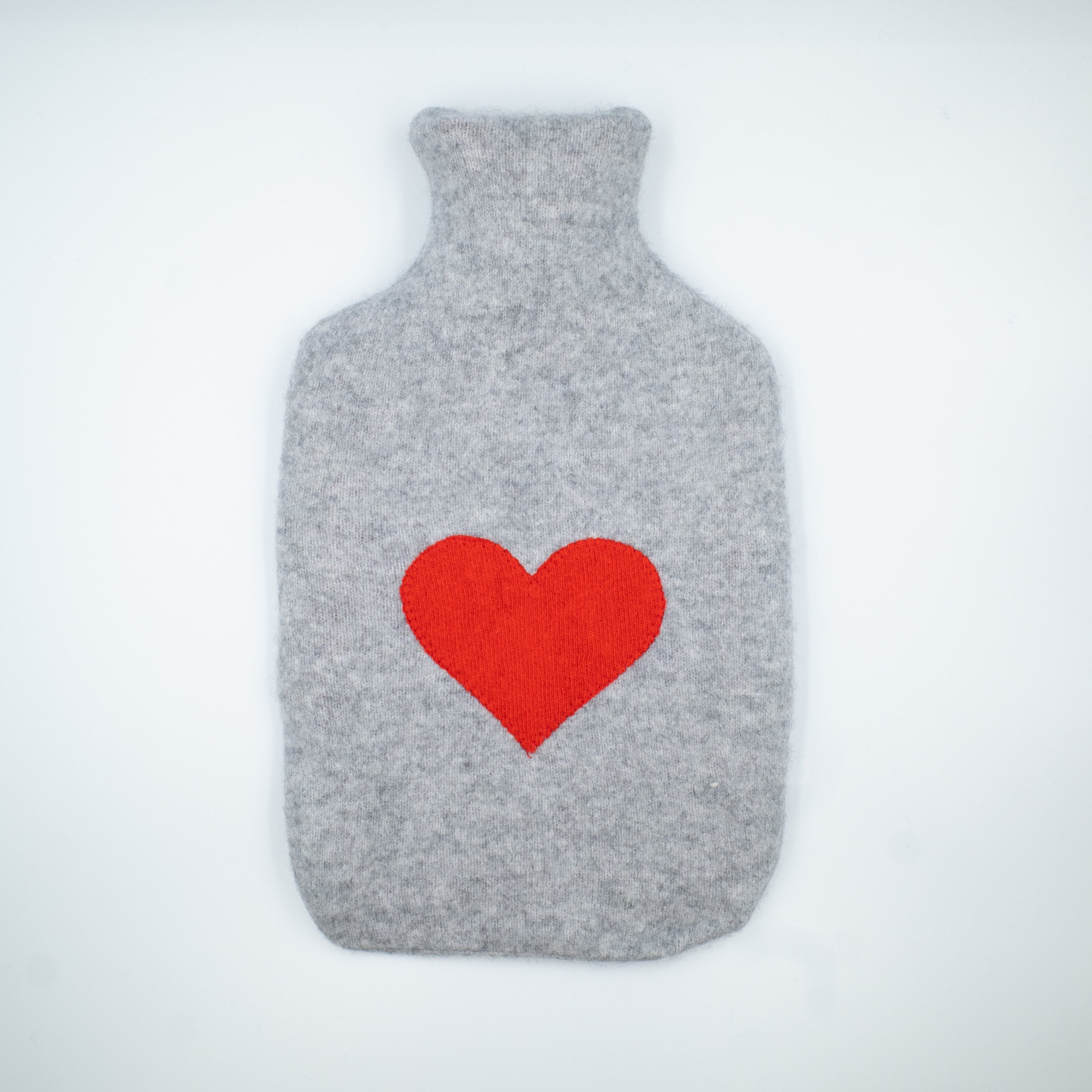 Smoke Grey Large Cashmere Hot Water Bottle