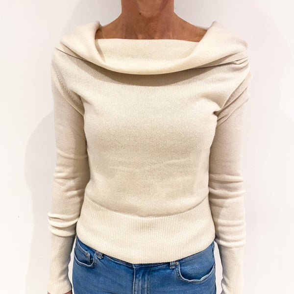 Off the shoulder hot sale cowl neck sweater