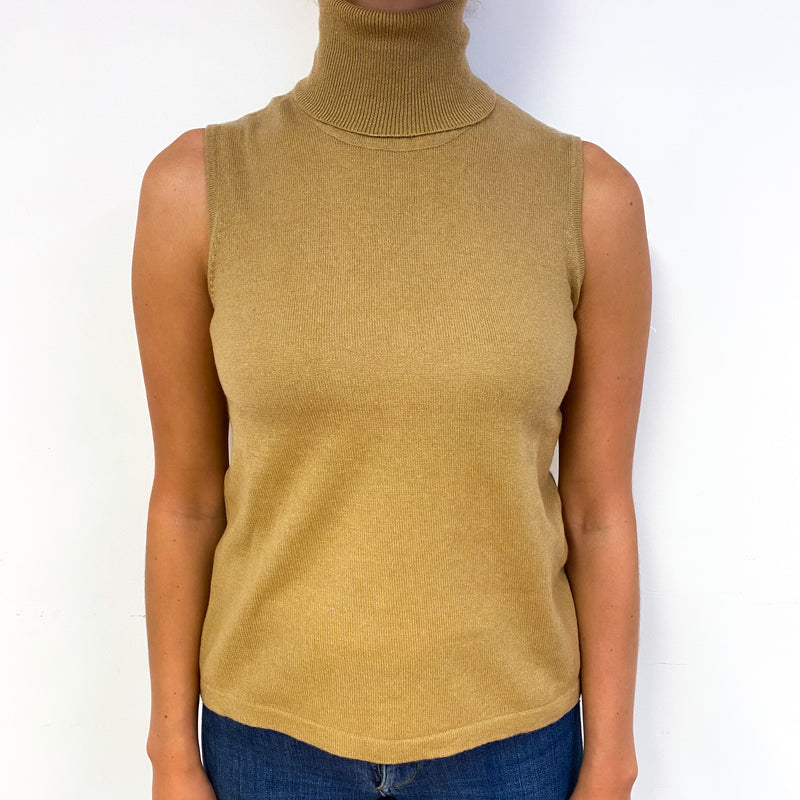 Camel cashmere polo on sale neck