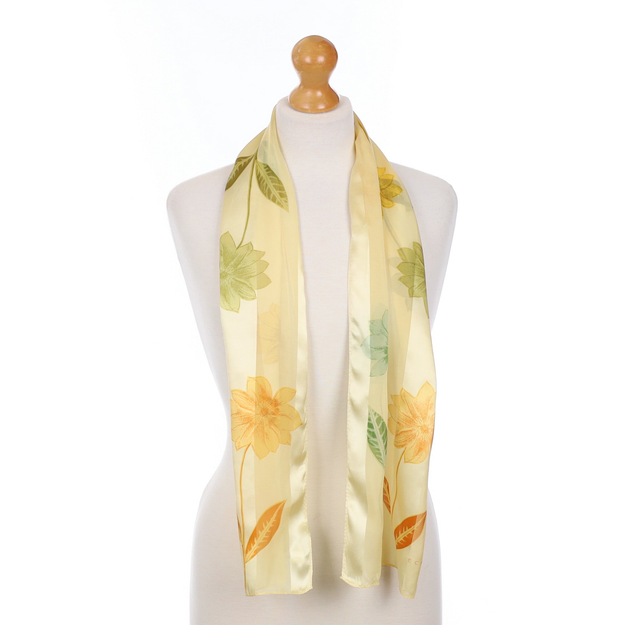 Echo Chiffon Floral Silk Scarf