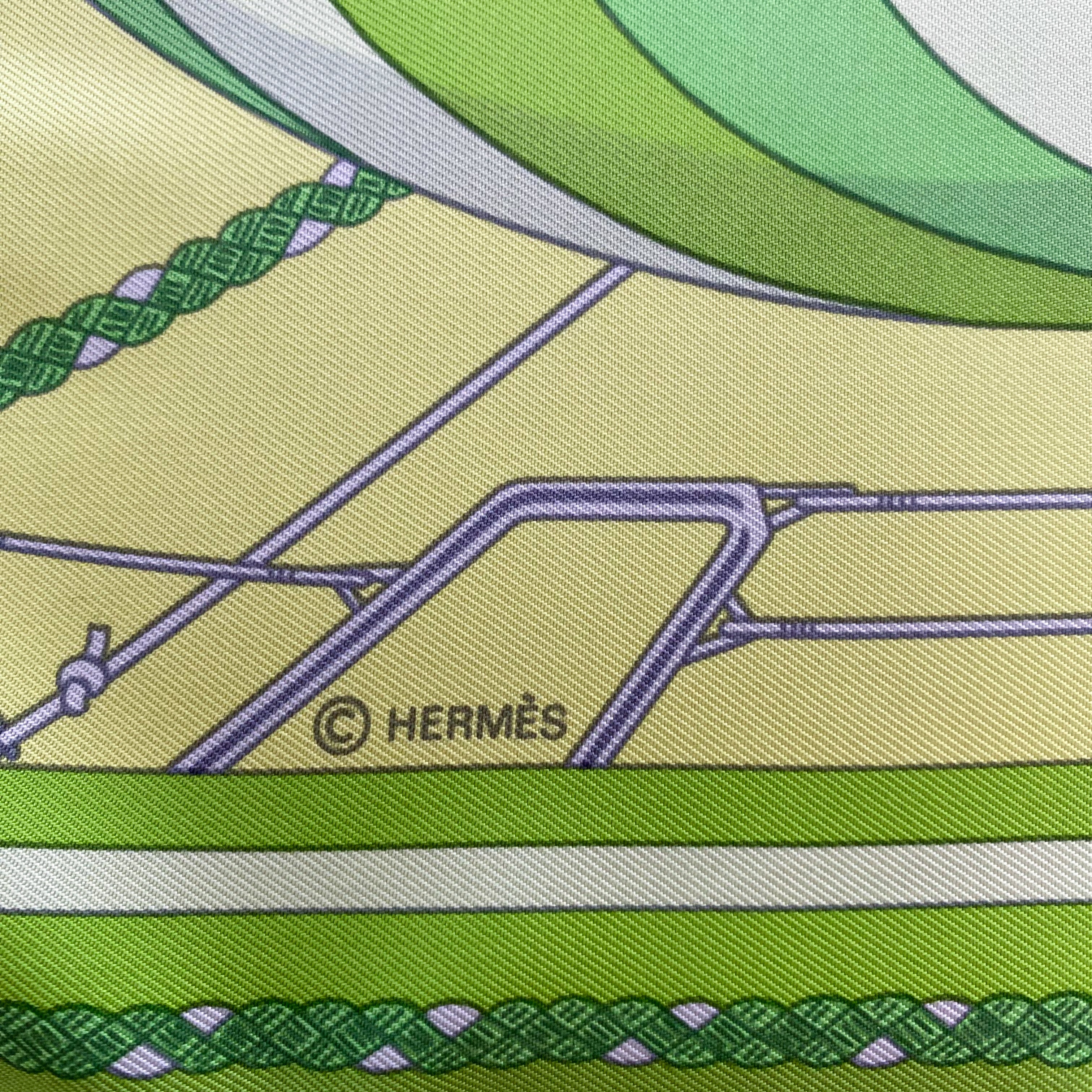 Hermès Spinnakers 1982 Designer Silk Scarf