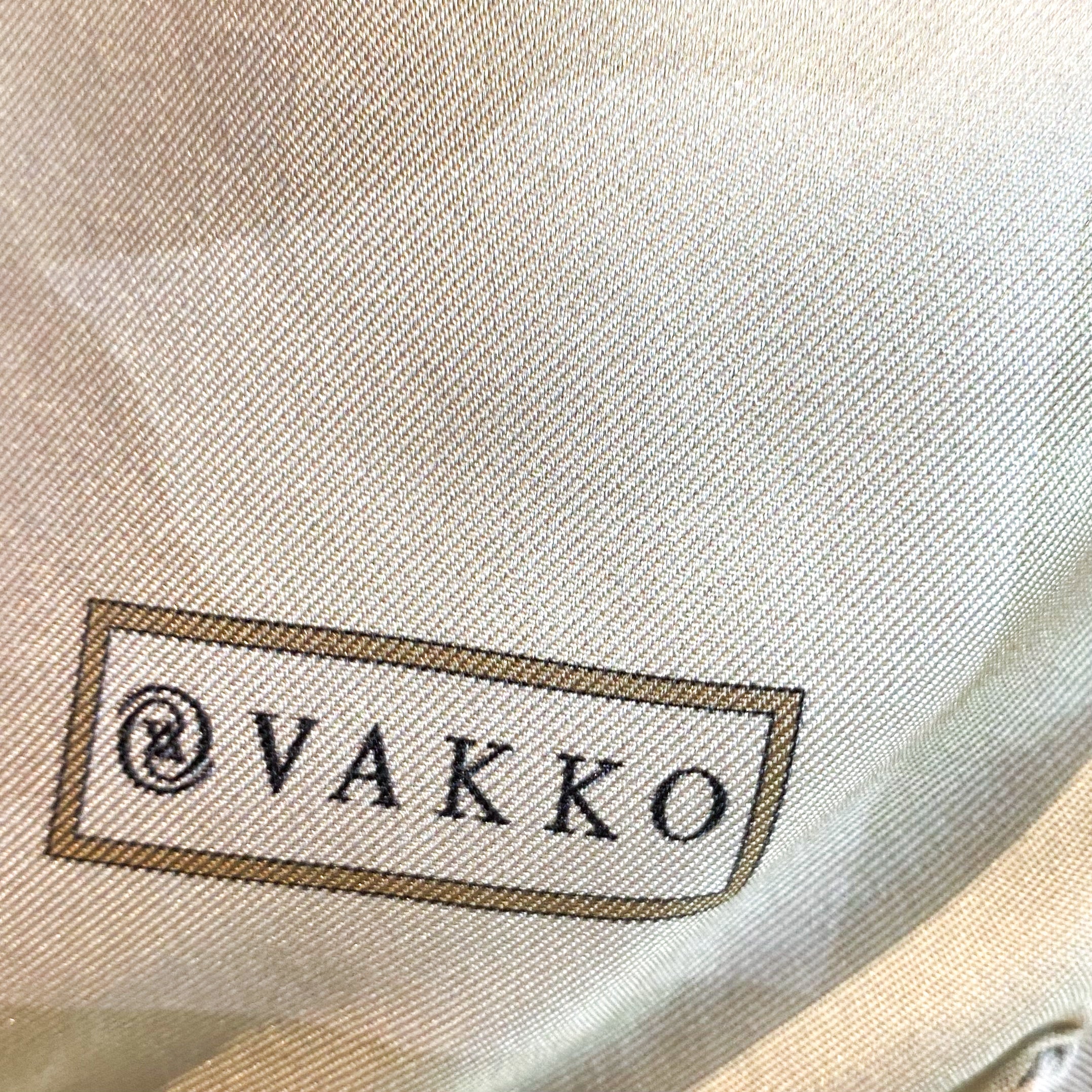 Vakko Muted Floral Silk Scarf